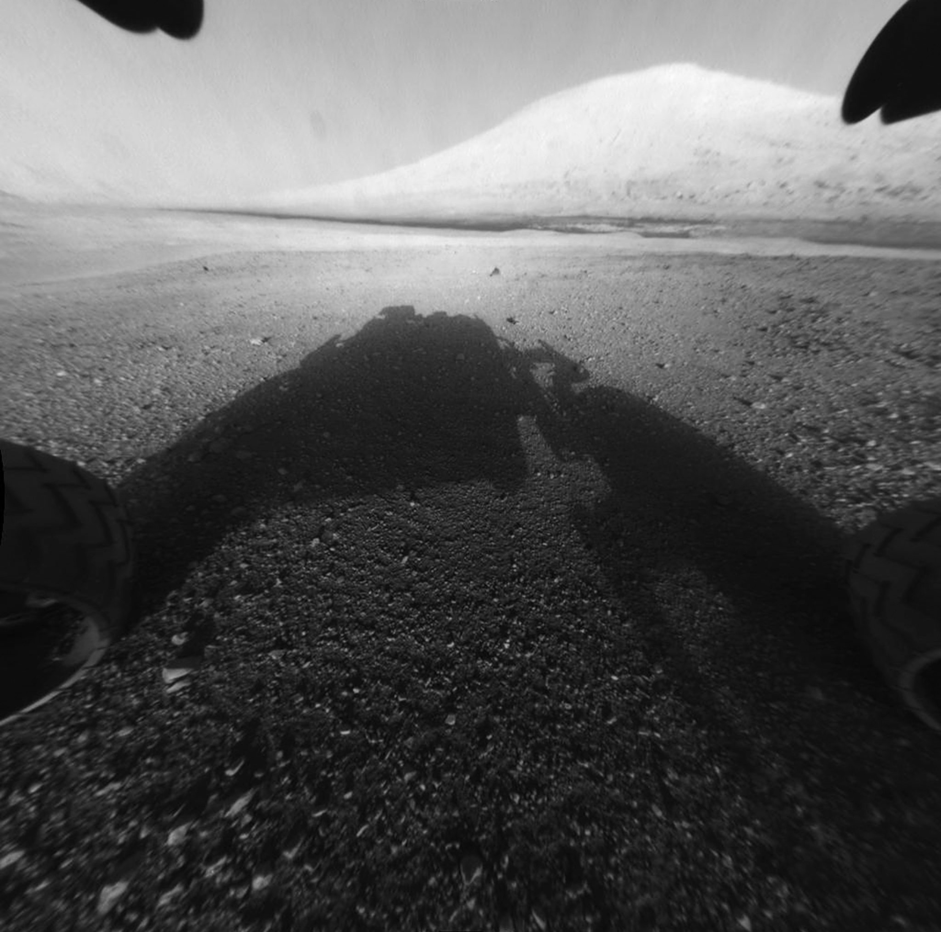 Mount Sharp by Mars Curiosity