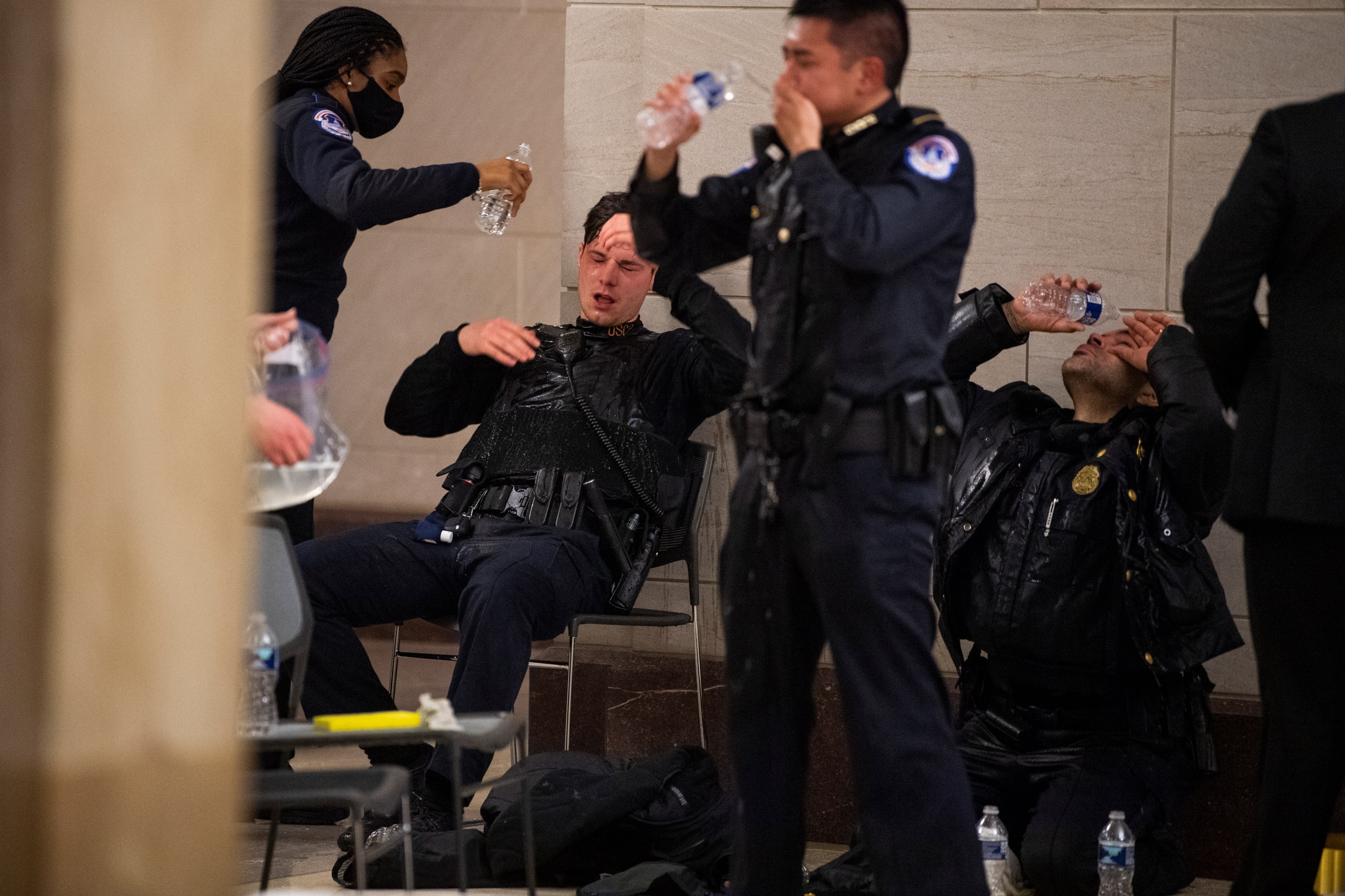 Siege of U.S. Capitol building in Washington D.C.