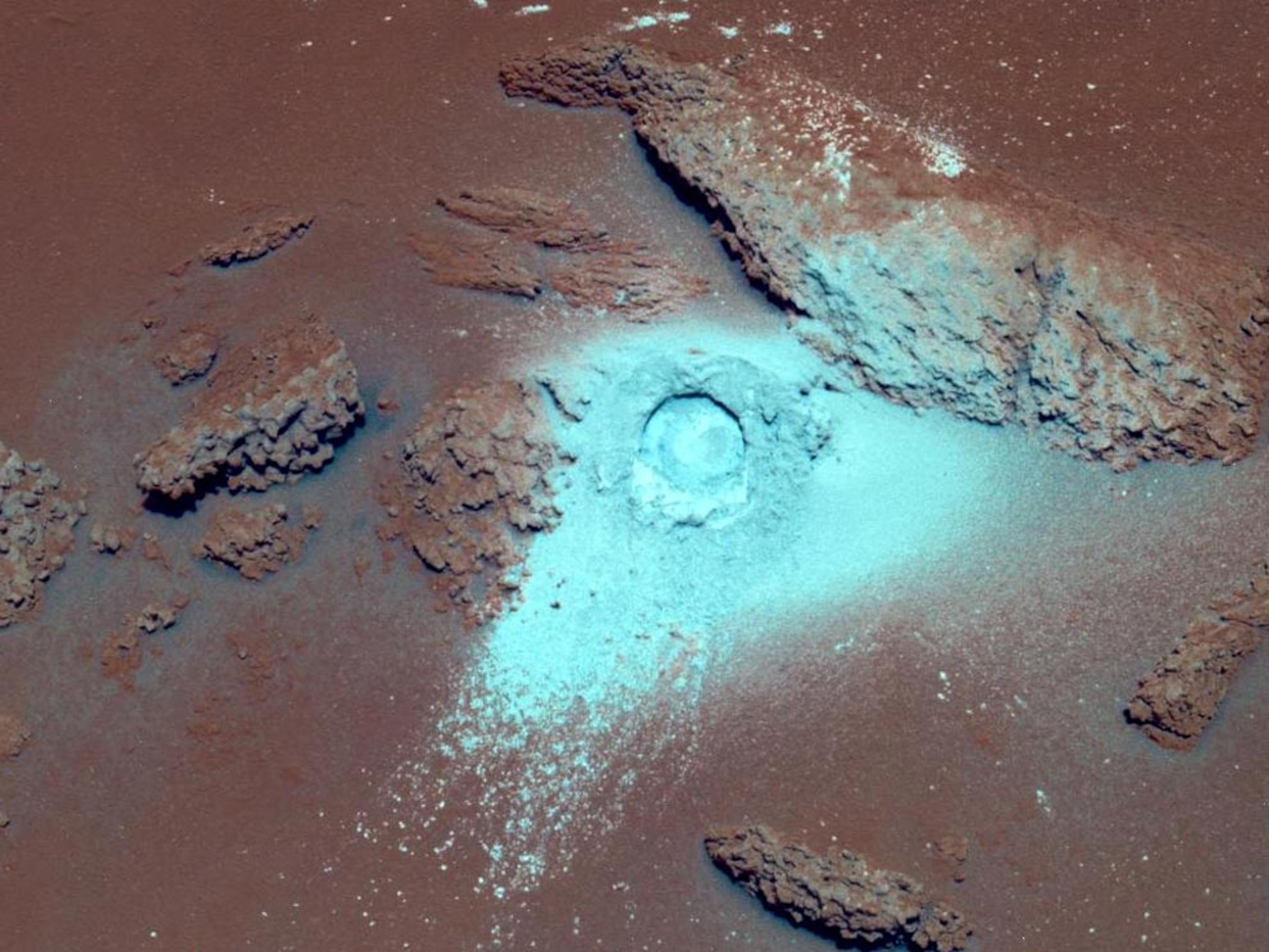 Sulfur-rich rocks on Mars