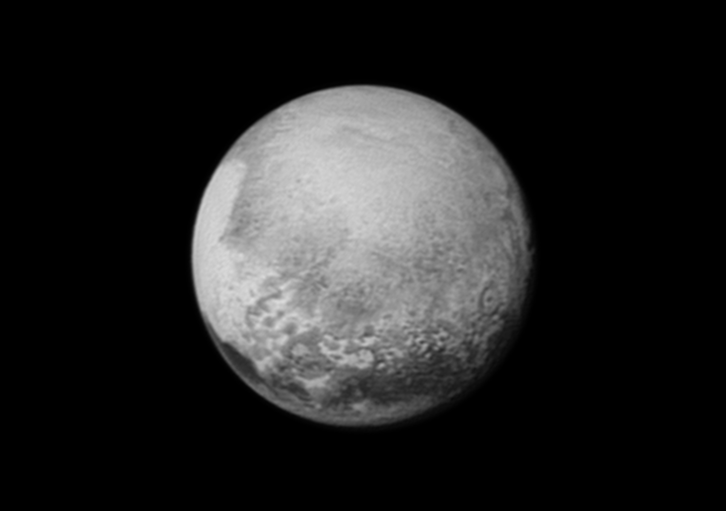 Pluto, as seen by New Horizons on July 12. (NASA/JHUAPL/SWRI)