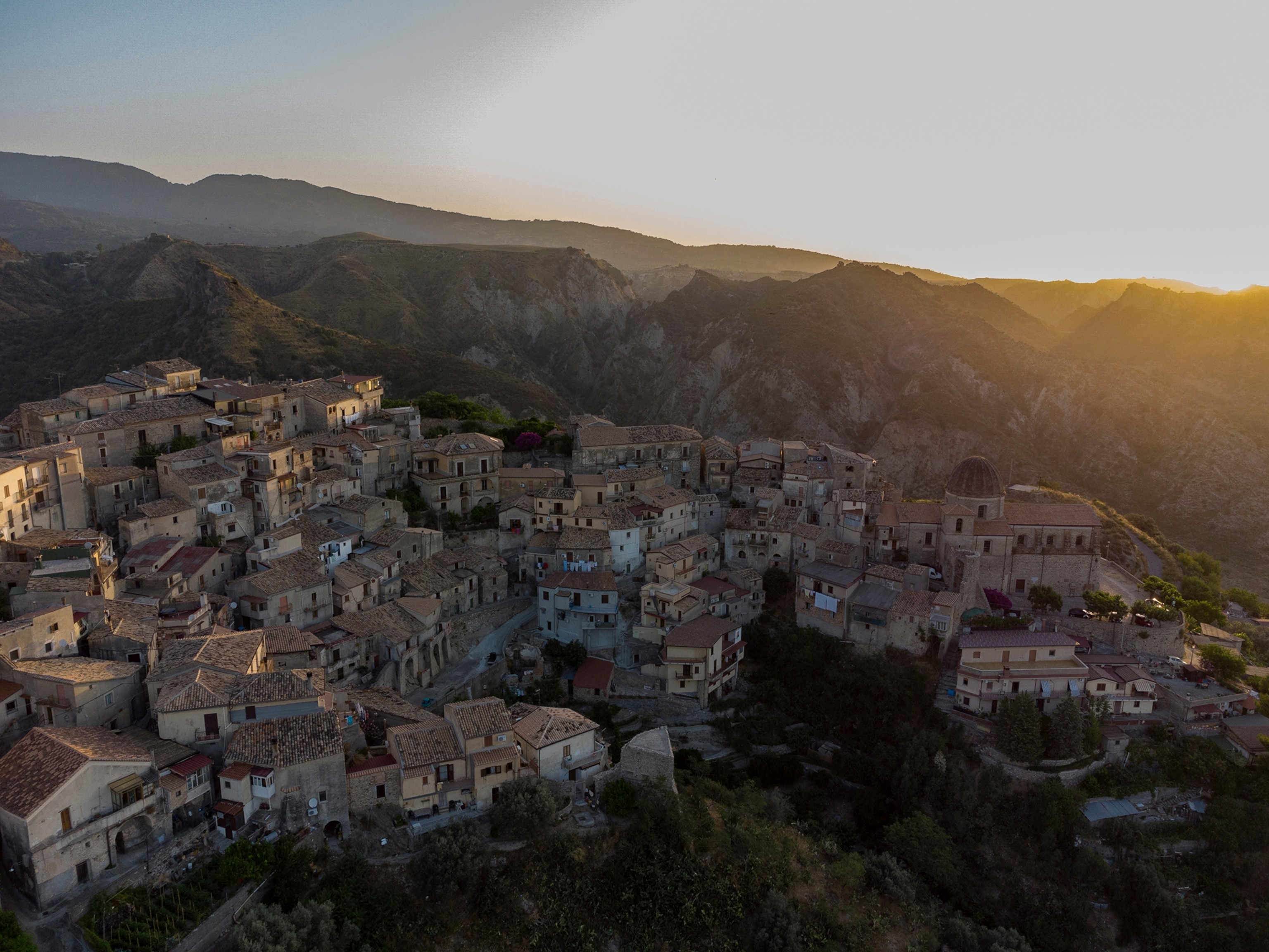 Calabrian village in Italy