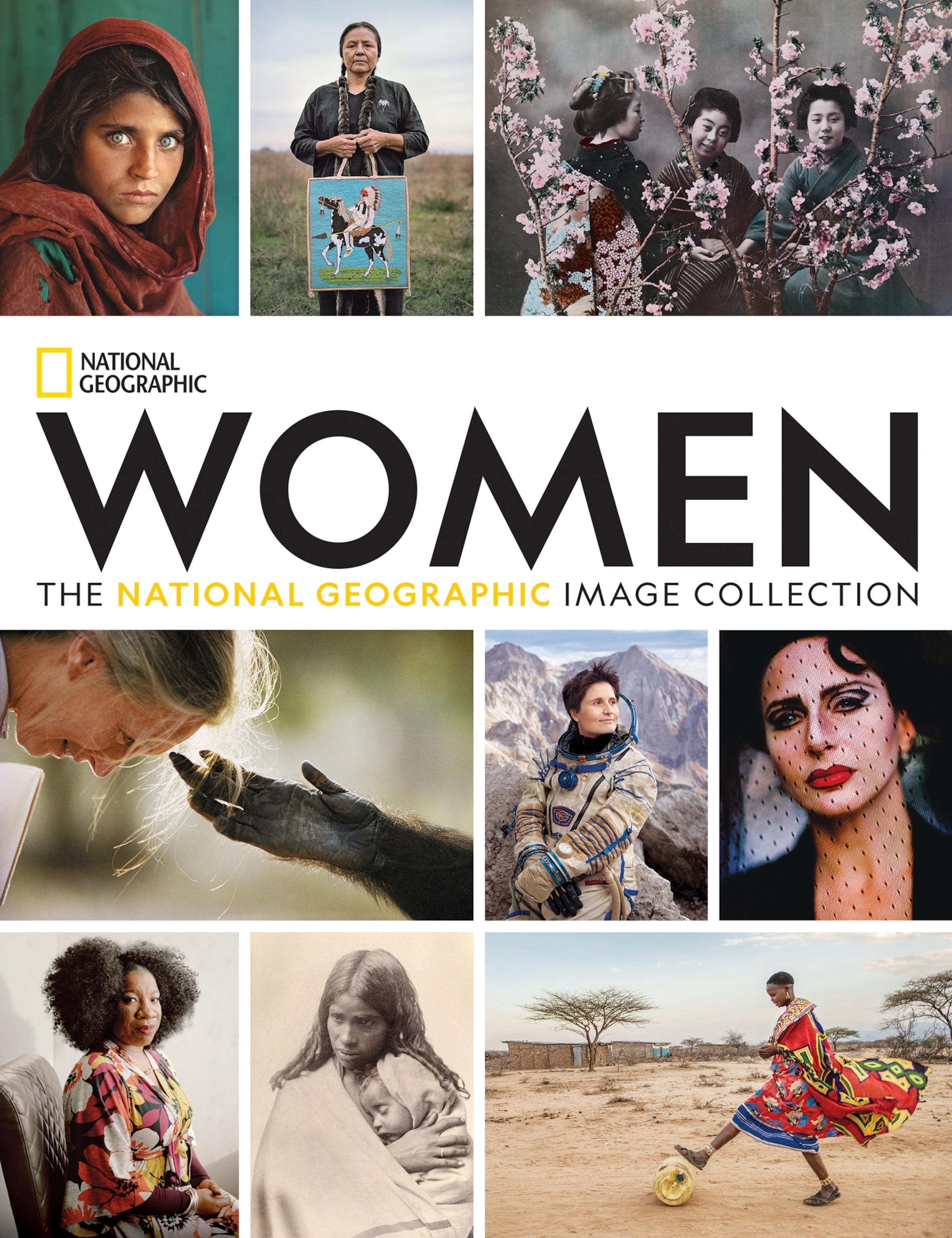 book cover with nine small portraits.