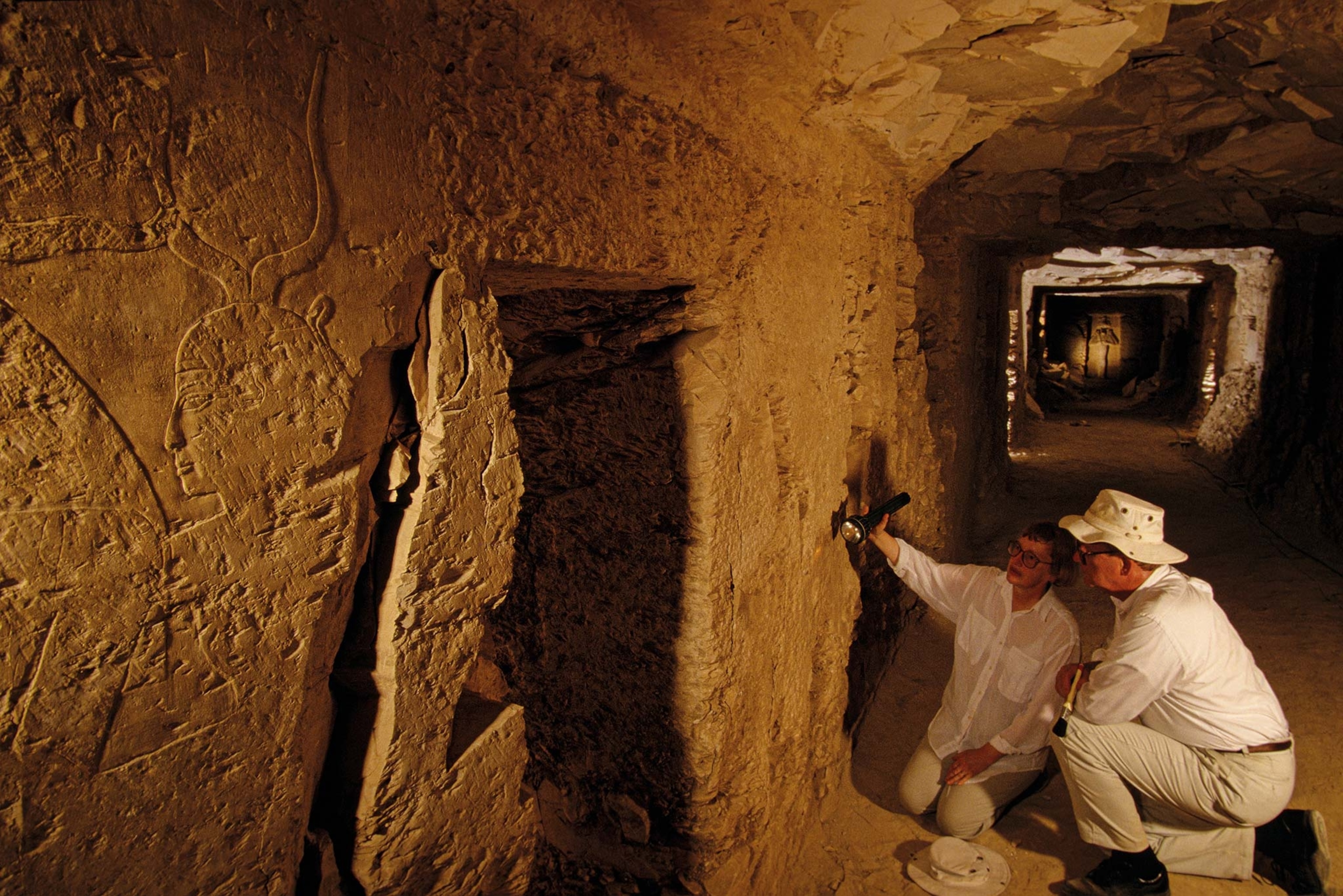 Ramses II's tomb (known as KV7) lies in the Valley of the Kings. Directly opposite it is another tomb— KV5—pictured here.