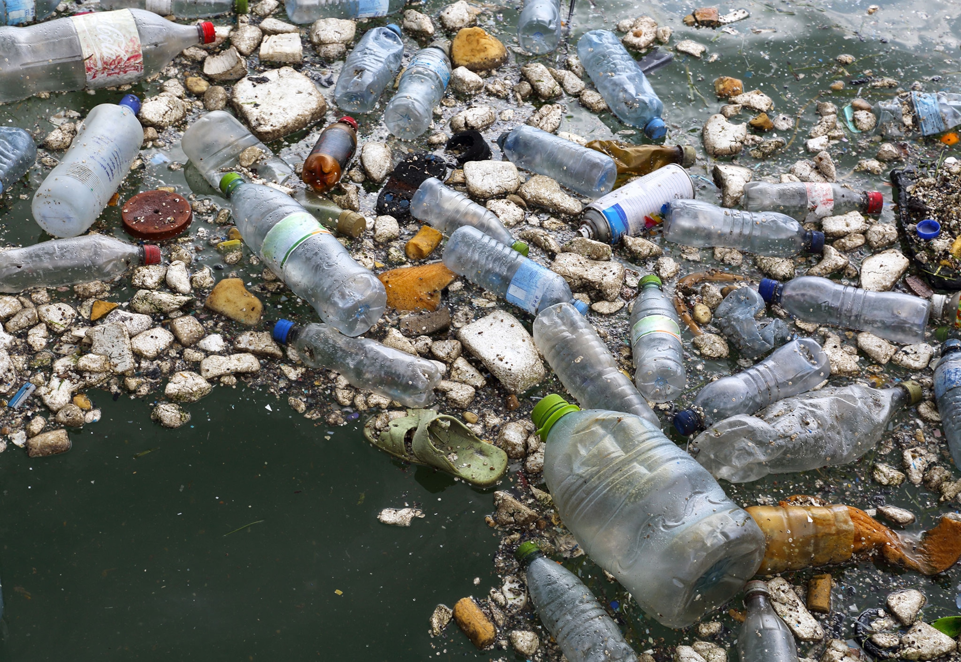 plastic in the ocean