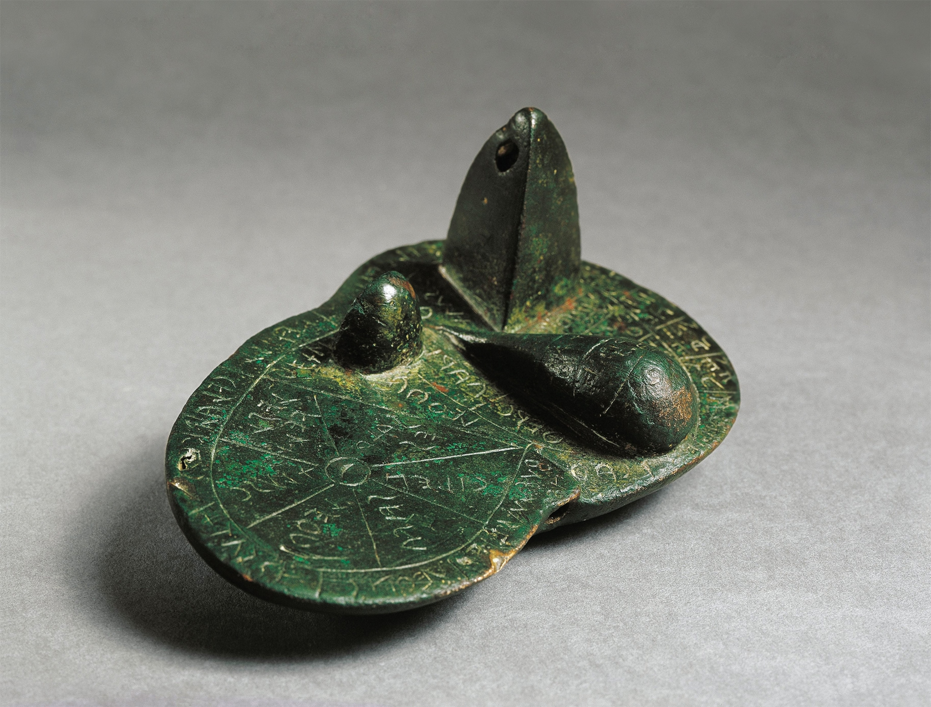 In ancient Rome soothsayers derived omens from animal entrails or facsimiles, like this bronze sheep liver from 100 B.C.