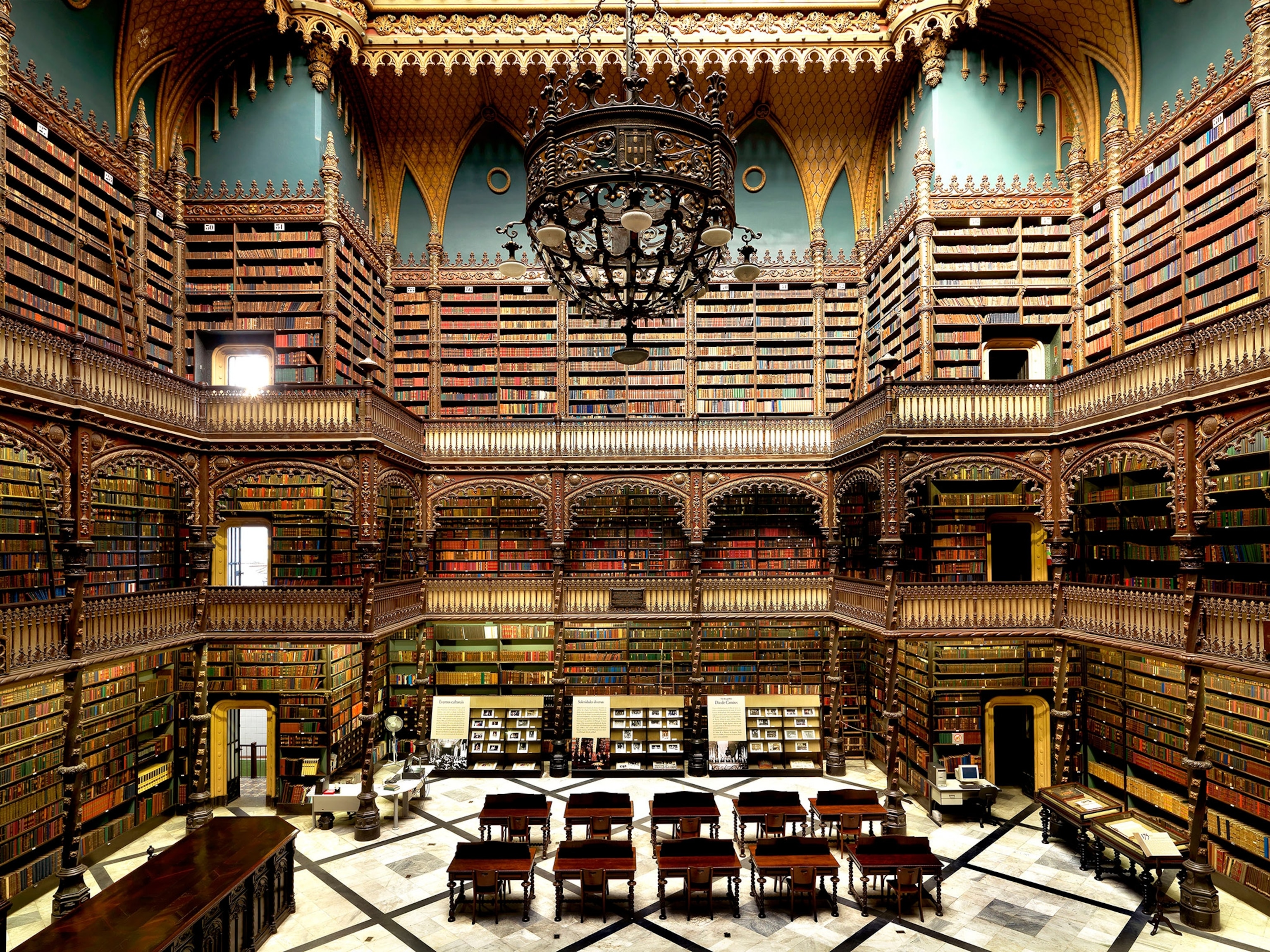 Real Gabinete Português de Leitura, Rio de Janeiro, Brazil