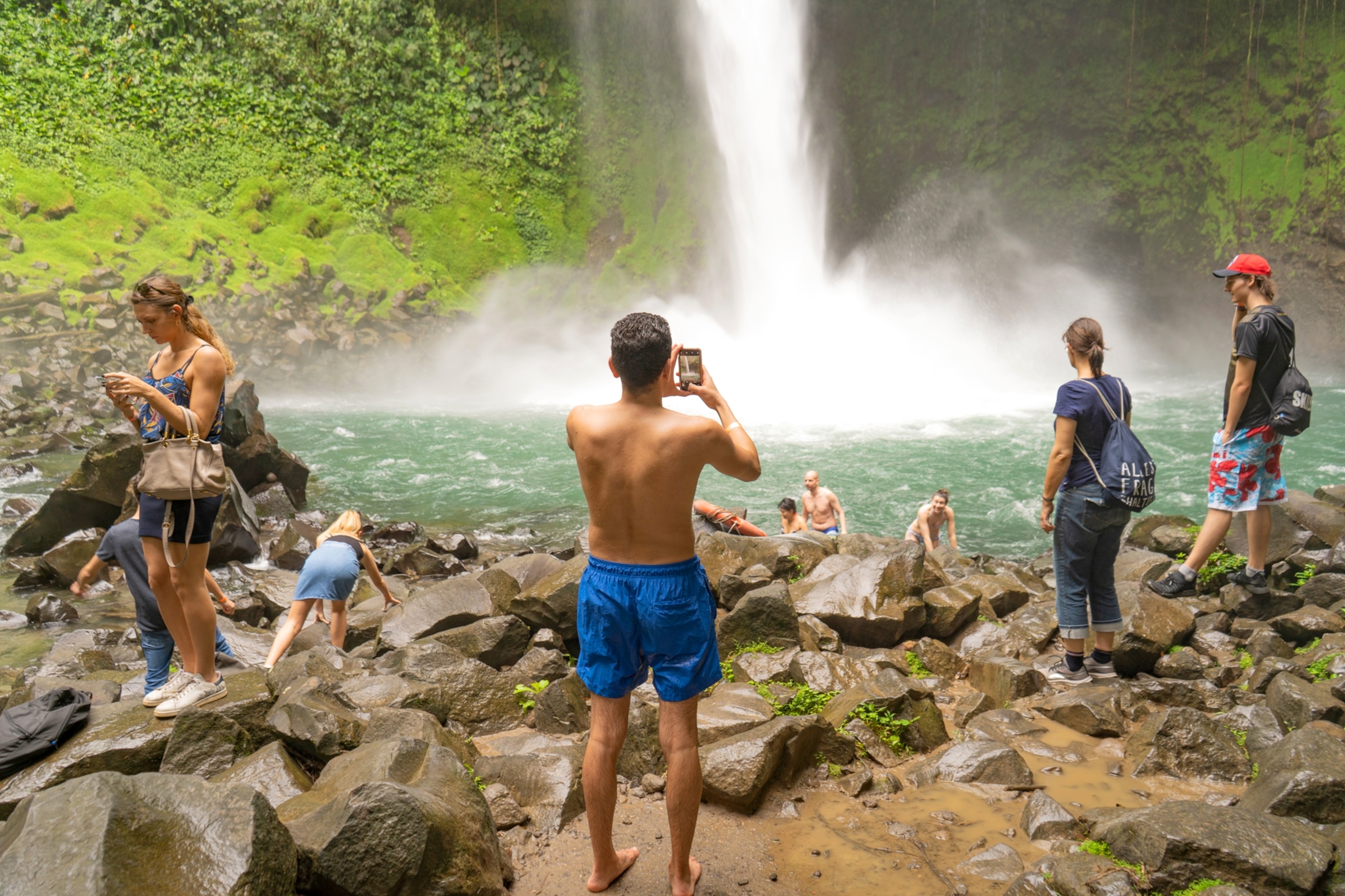 The Fortuna River waterfall in Costa Rica