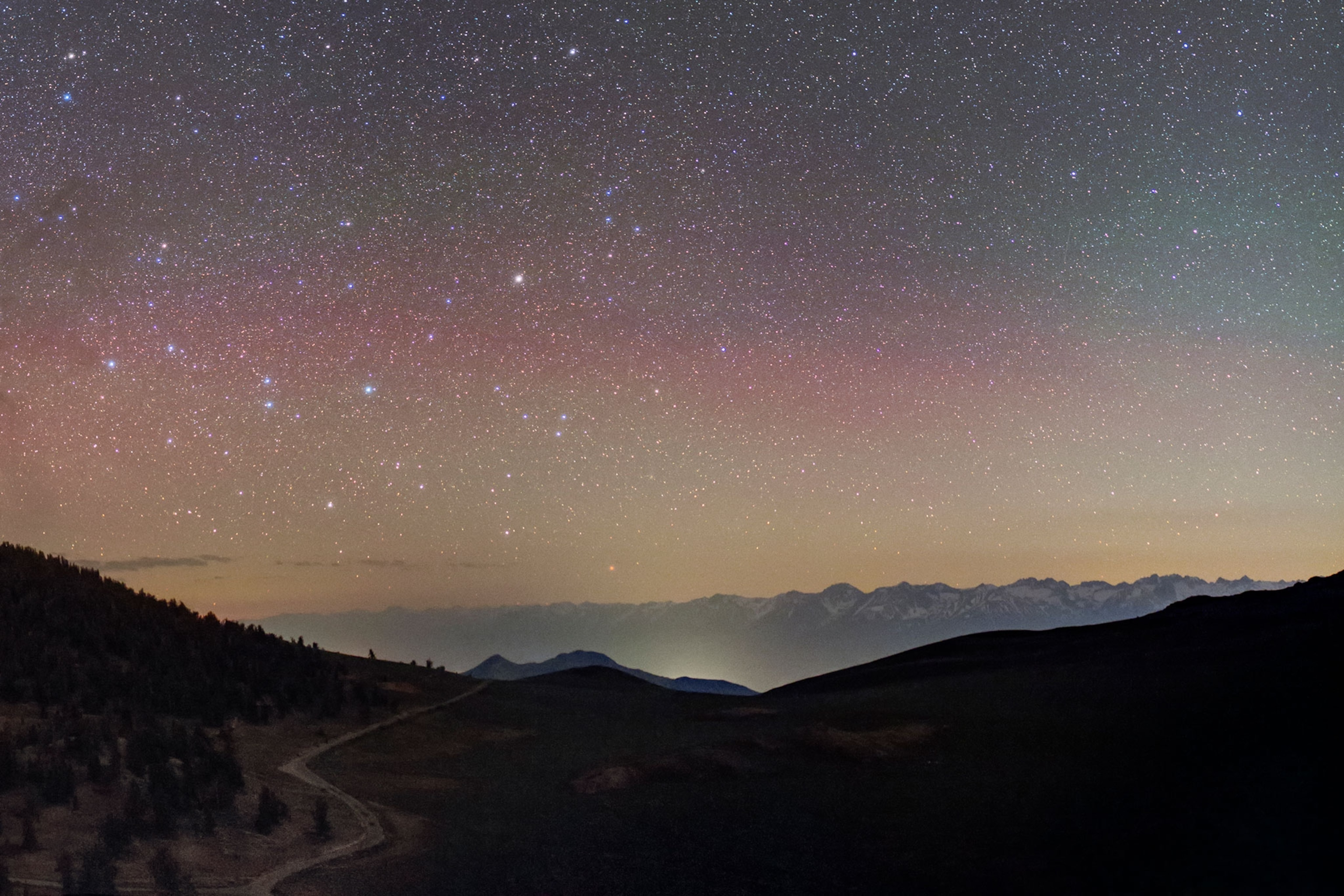 the night sky