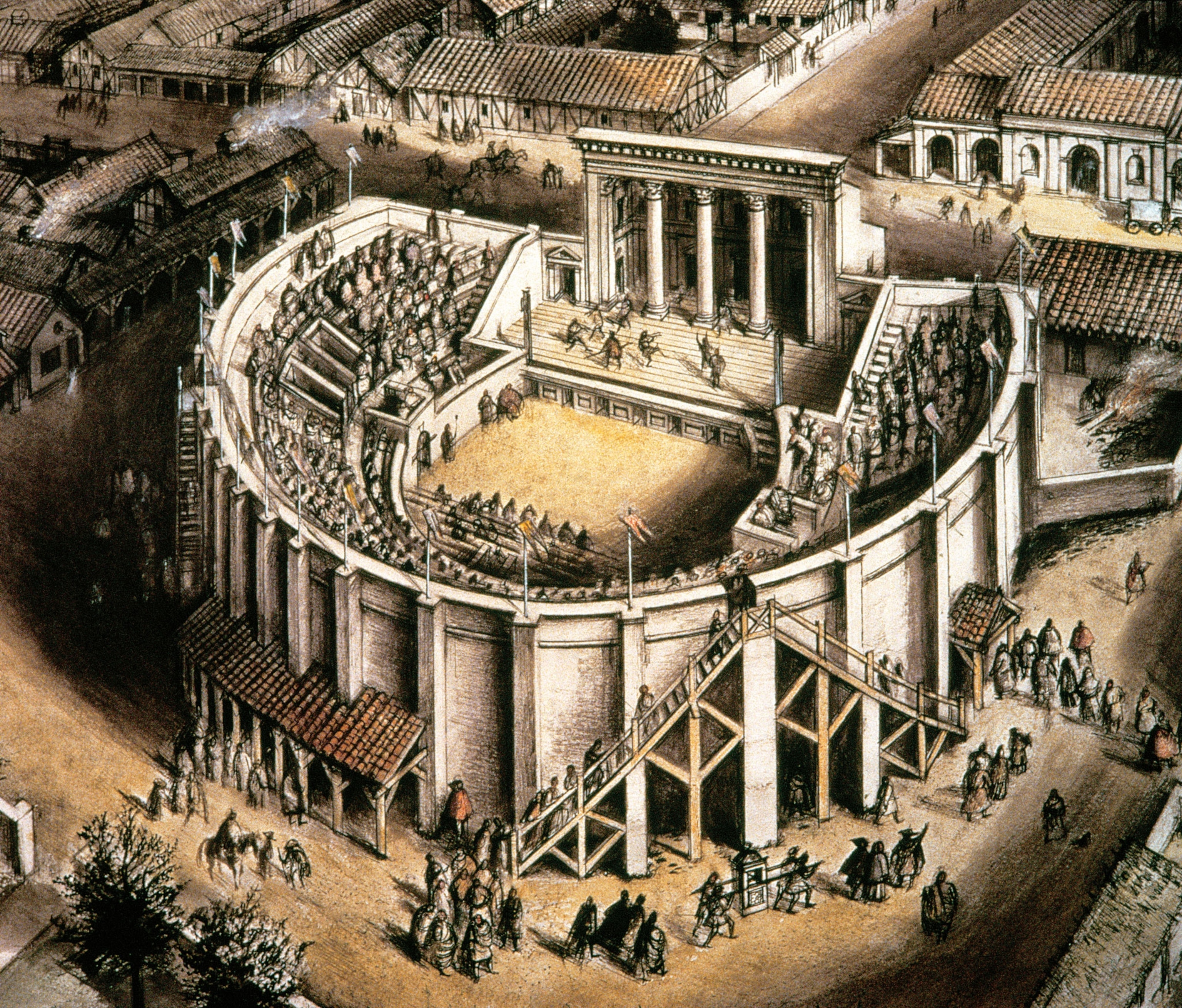 the theater at Verulamium