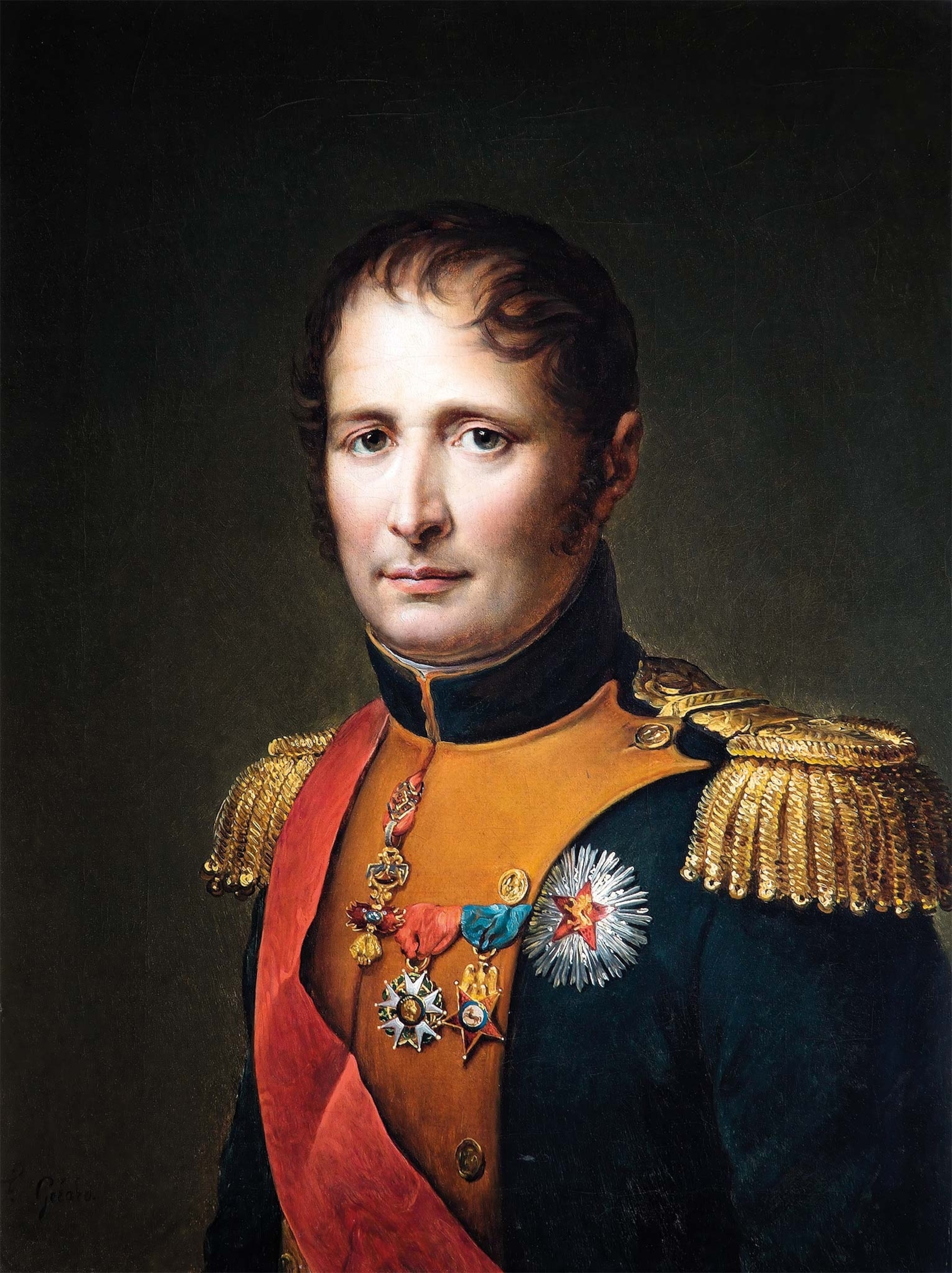 Joseph Bonaparte is portrayed in an 1810 painting by François Pascal Simon Gérard.