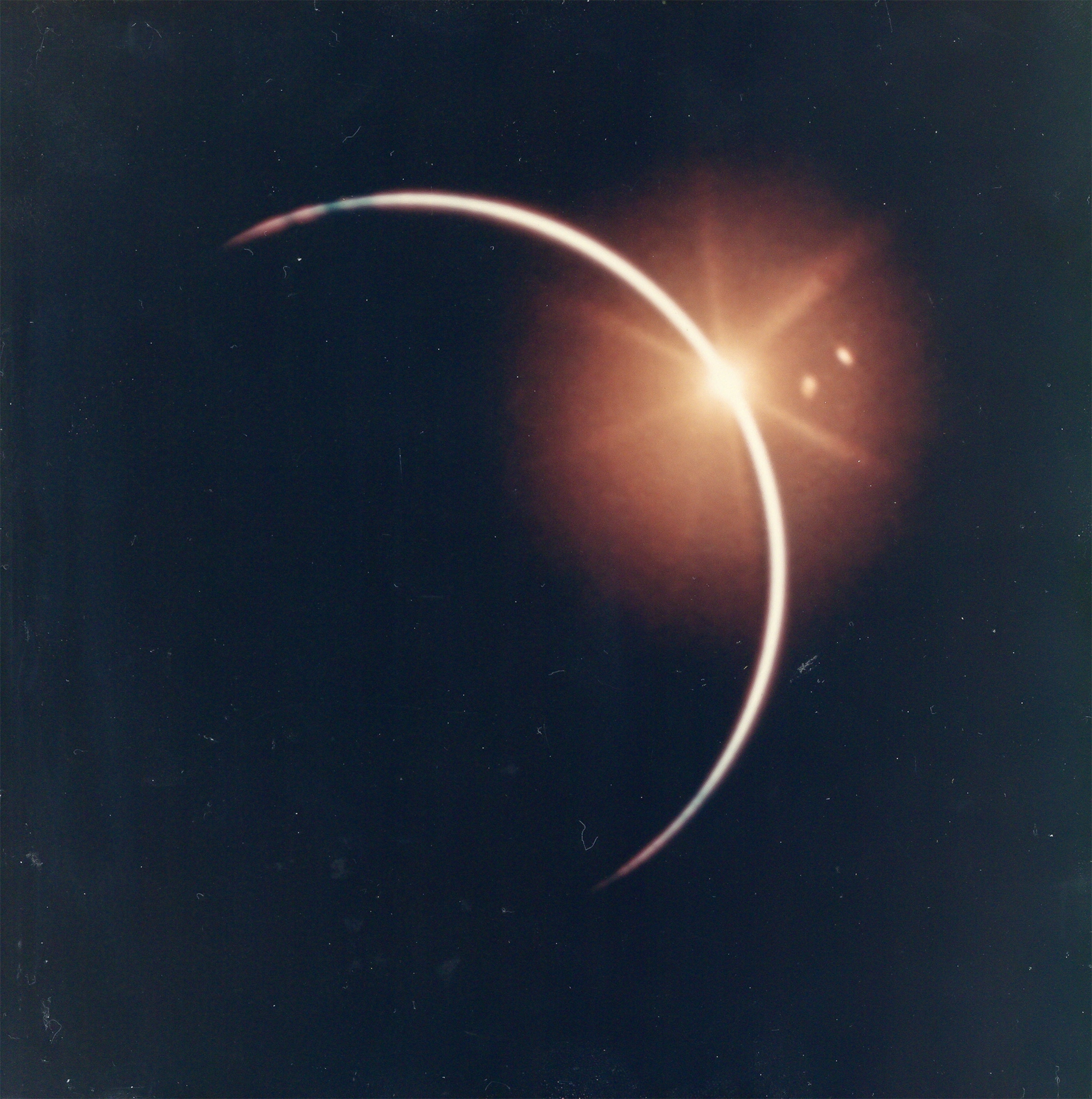 the Earth eclipsing the sun in 1969