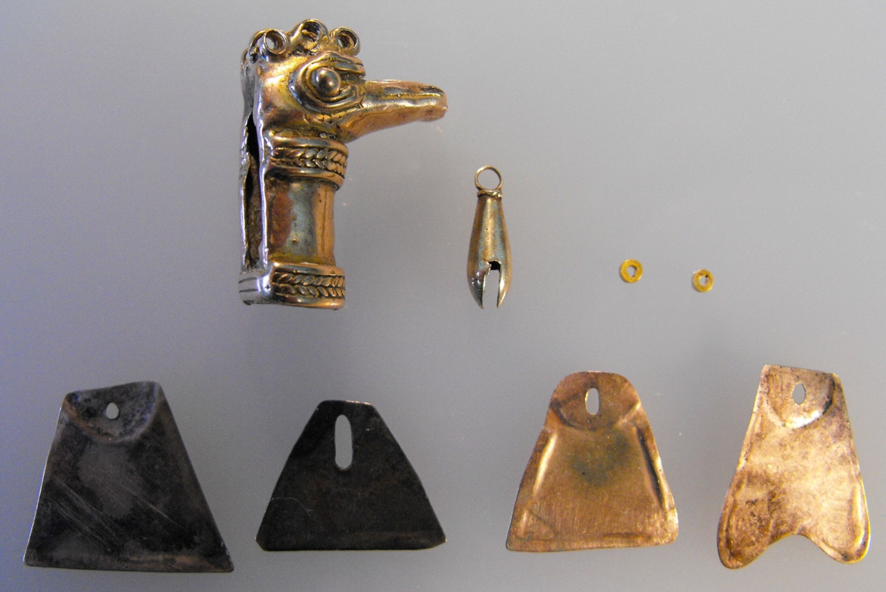 metallic ornaments from Colombia