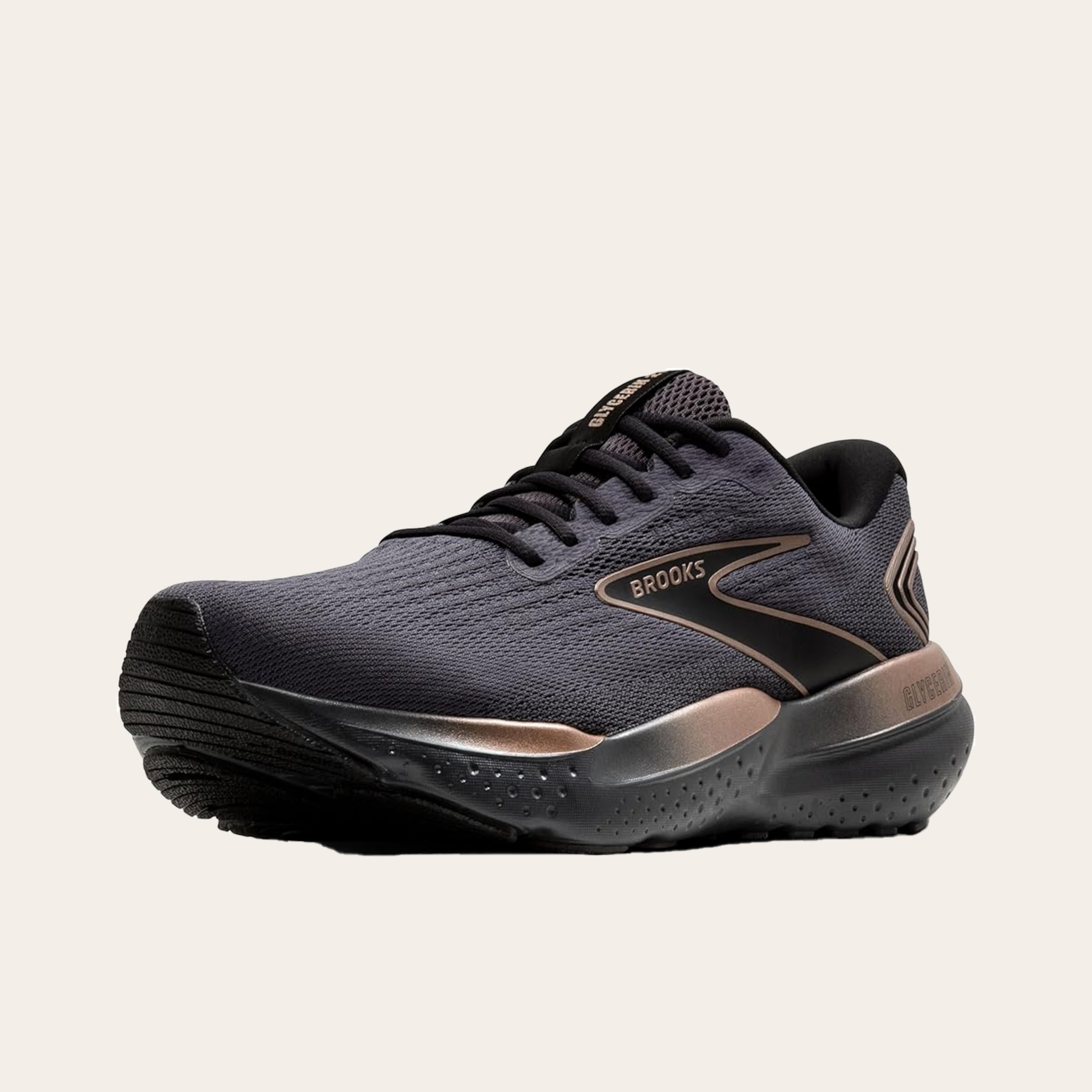 An image of black sneakers.