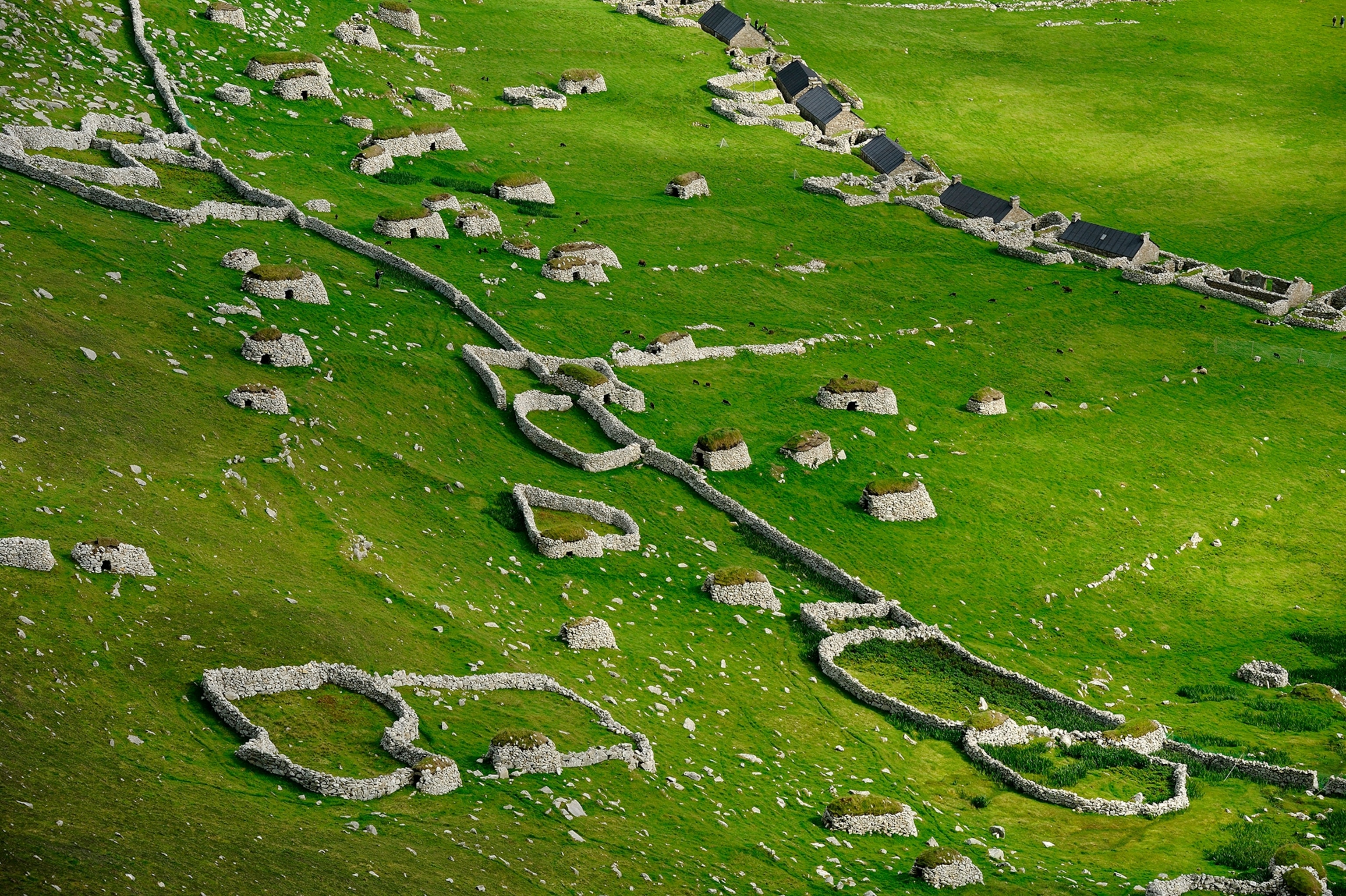 Jarlshof in the Shetlands of Scotland