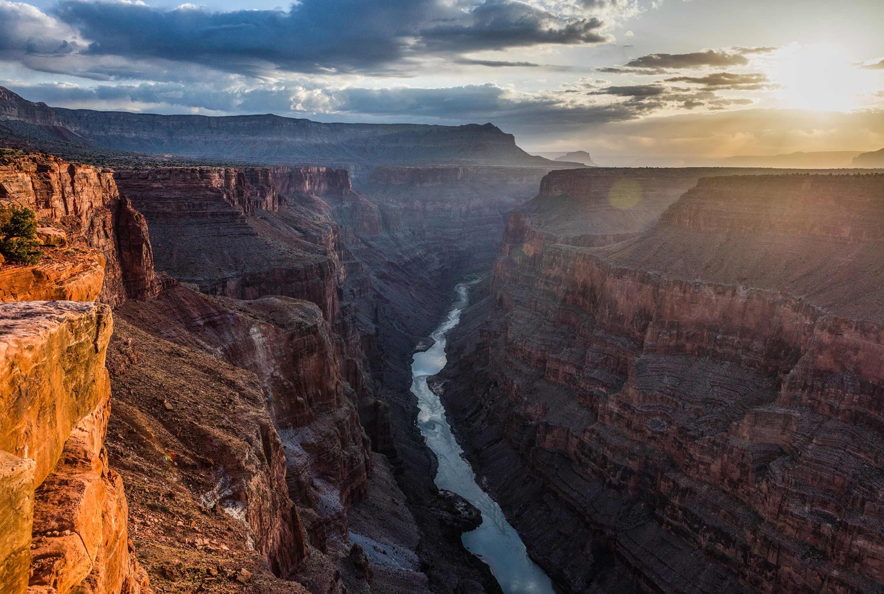 the Colorado River in Grand Canyon National Park, Arizona