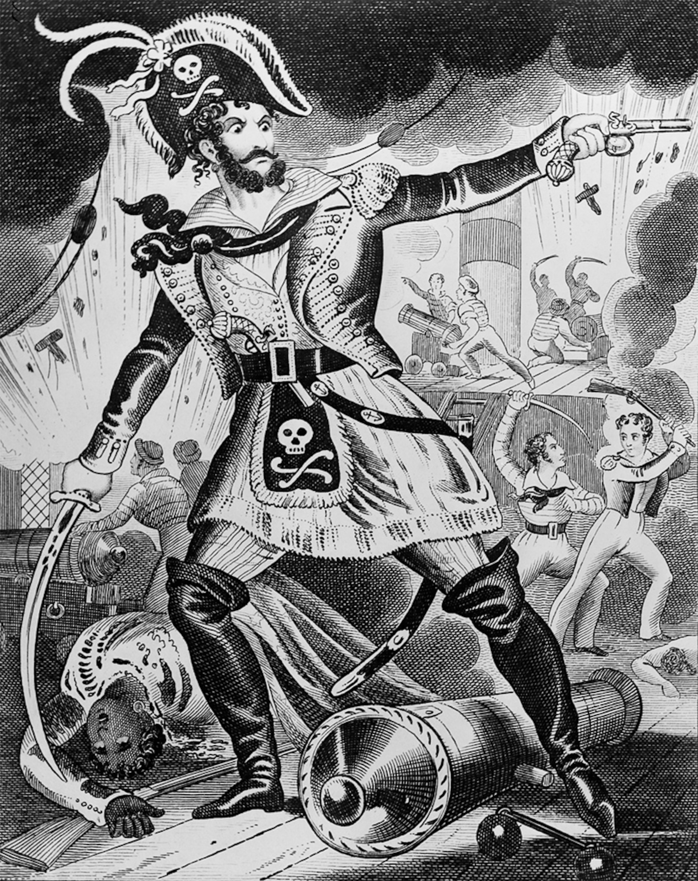 An illustration of a pirate.