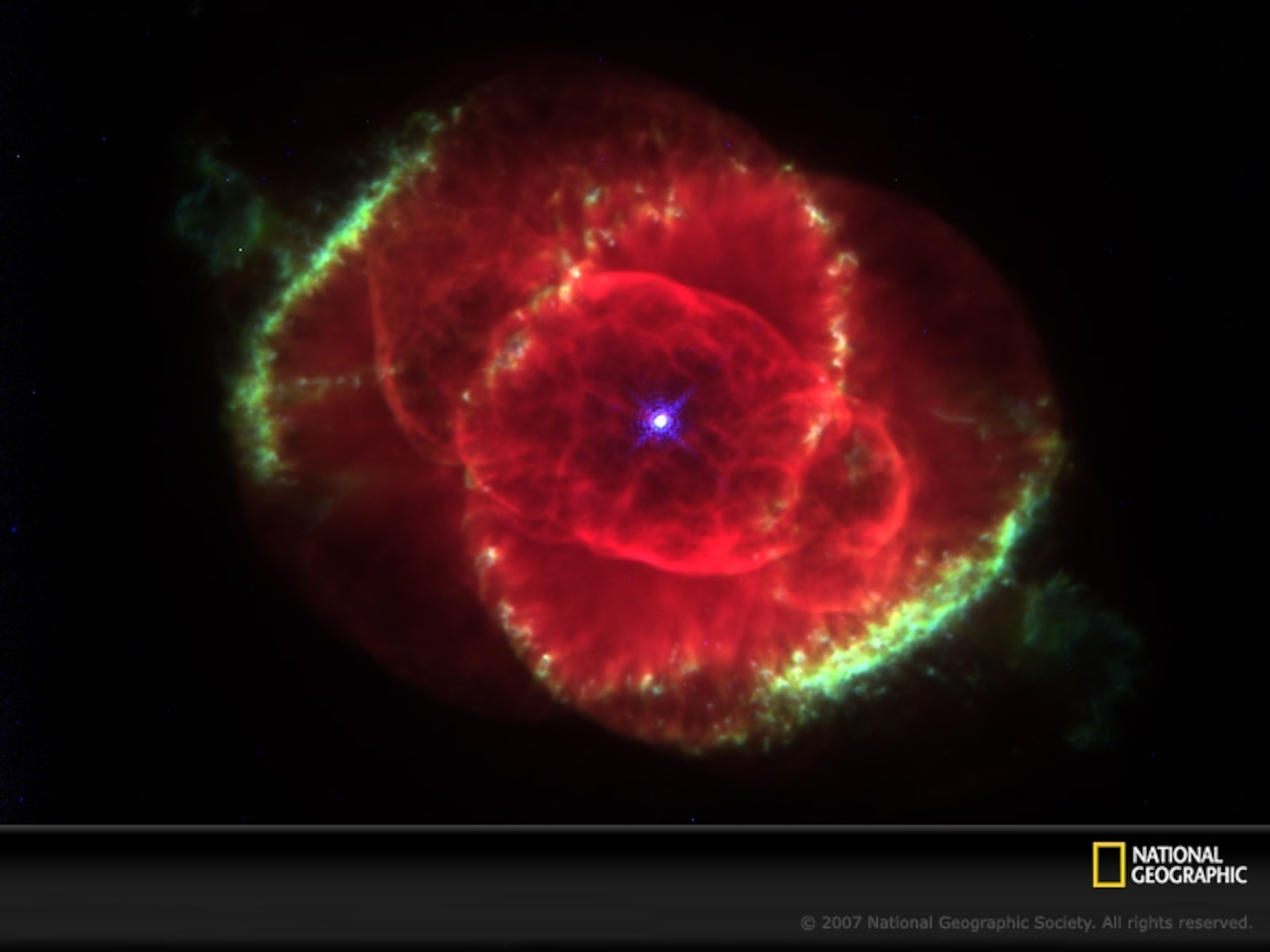 Complex gas formations of the Cat's Eye Nebula