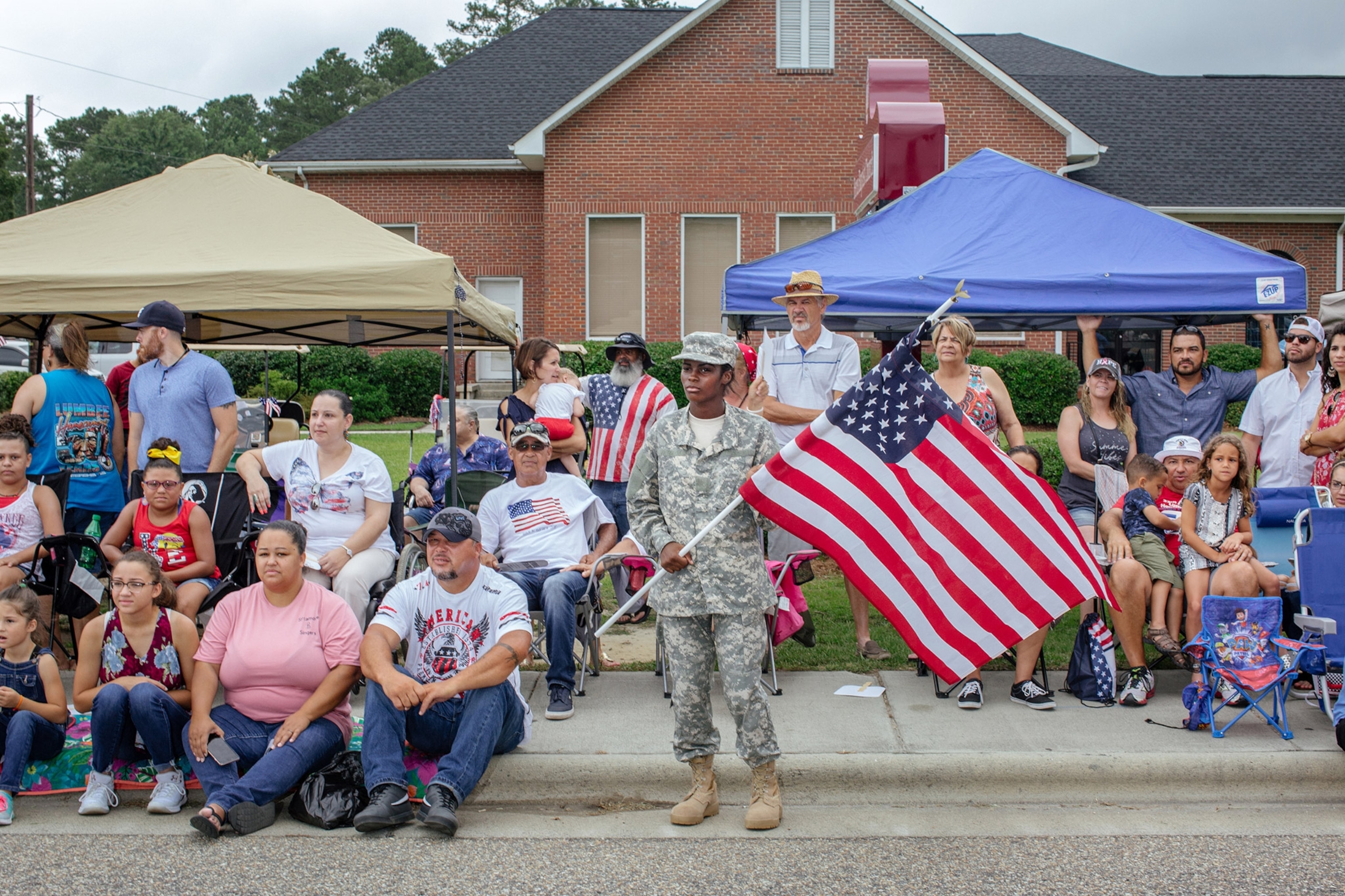 the Independence Day parade in Pembroke, North Carolina