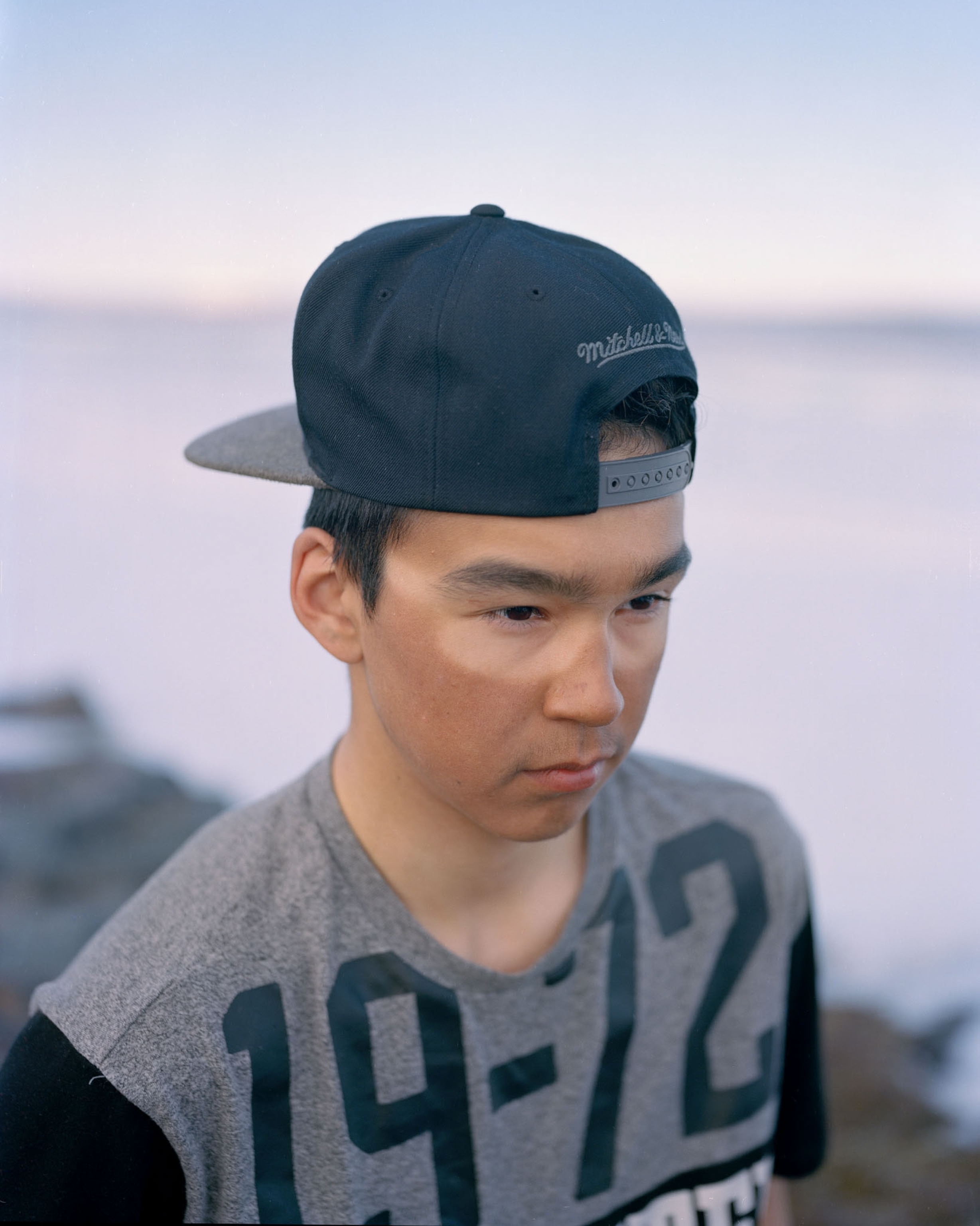 a person on a camping trip in the Canadian High Arctic