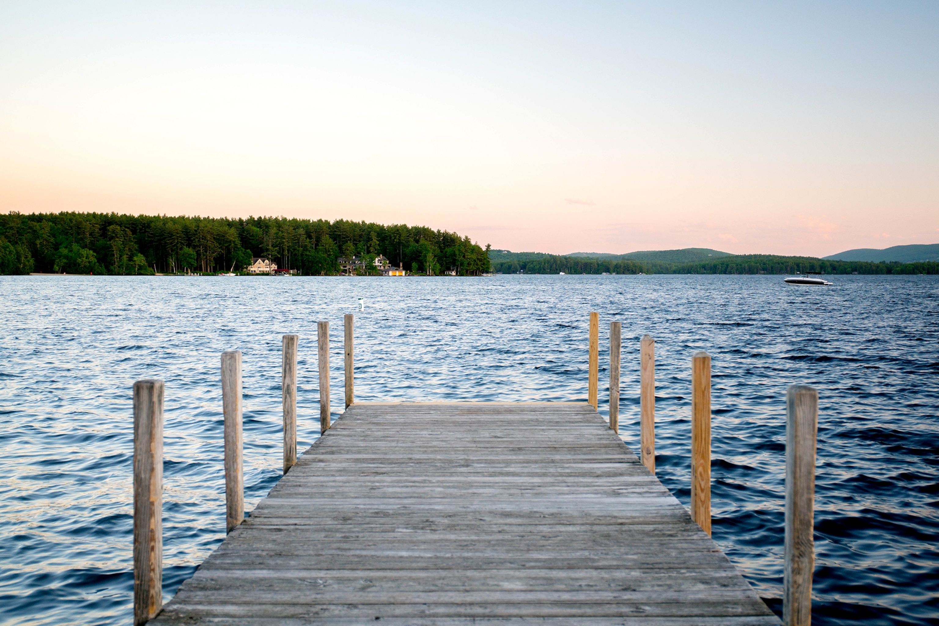a Lake Winnipesaukee in New Hampshire