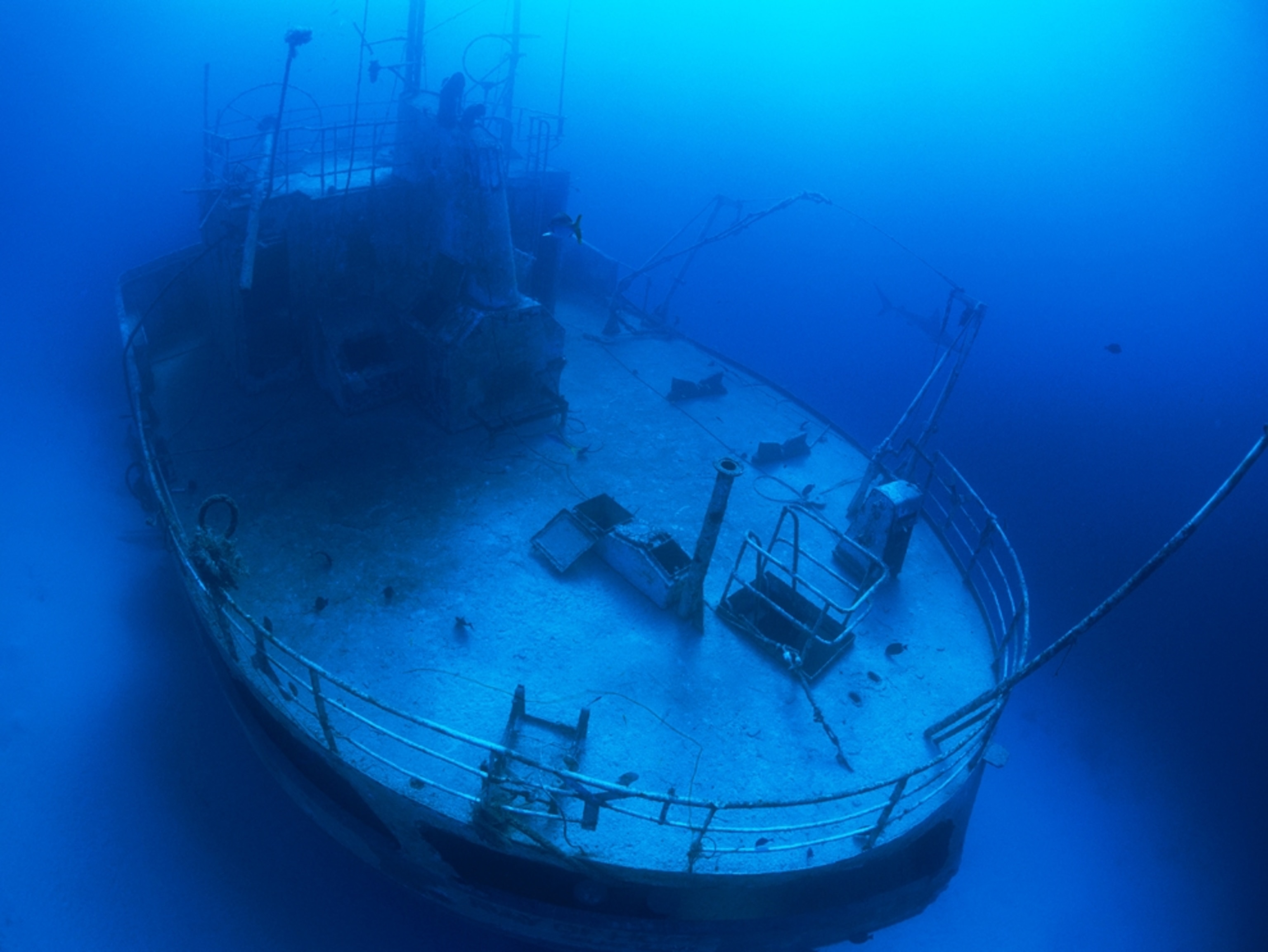 Underwater shipwreck