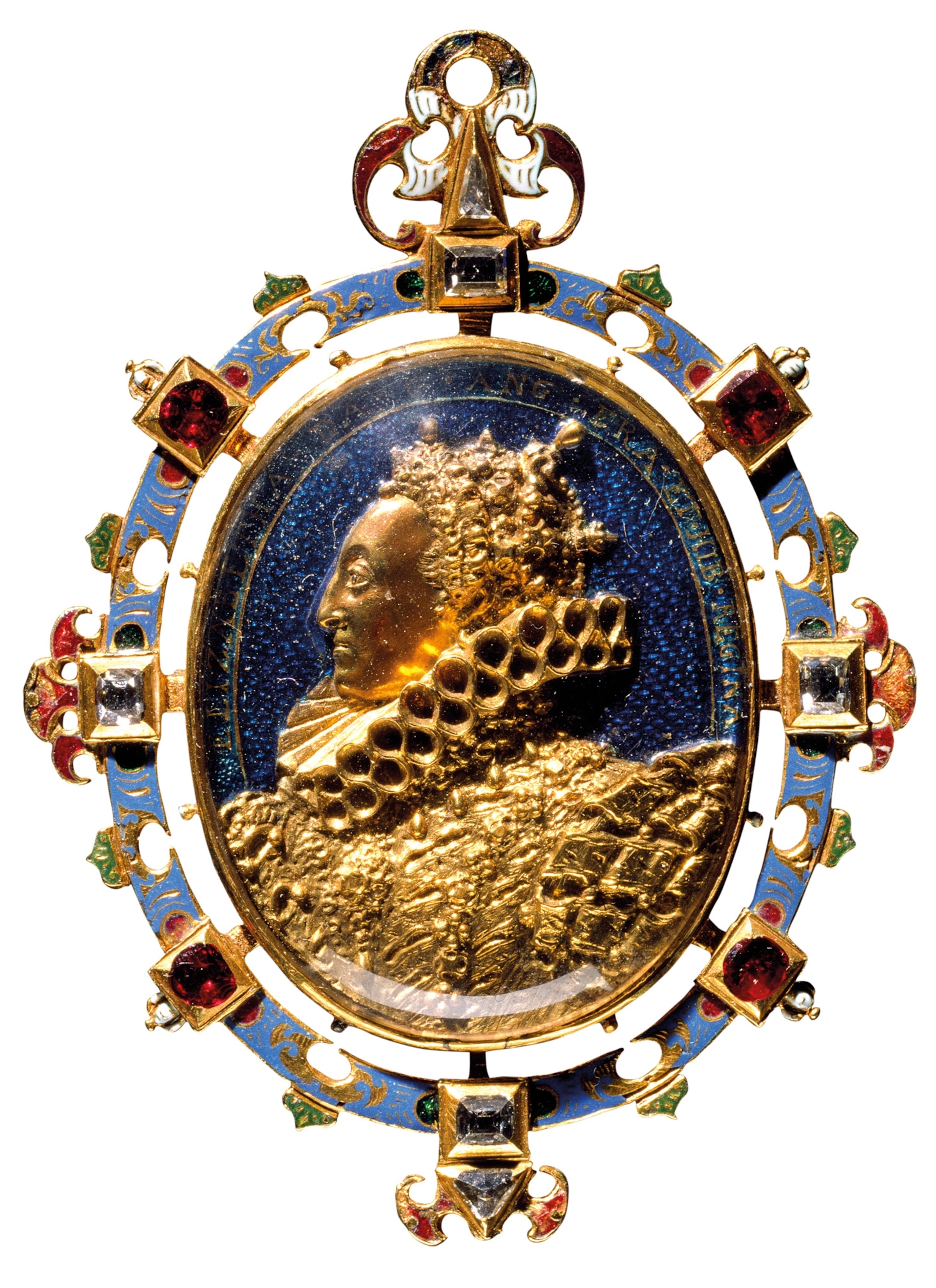 a picture of locket Elizabeth I rewarded to Drake