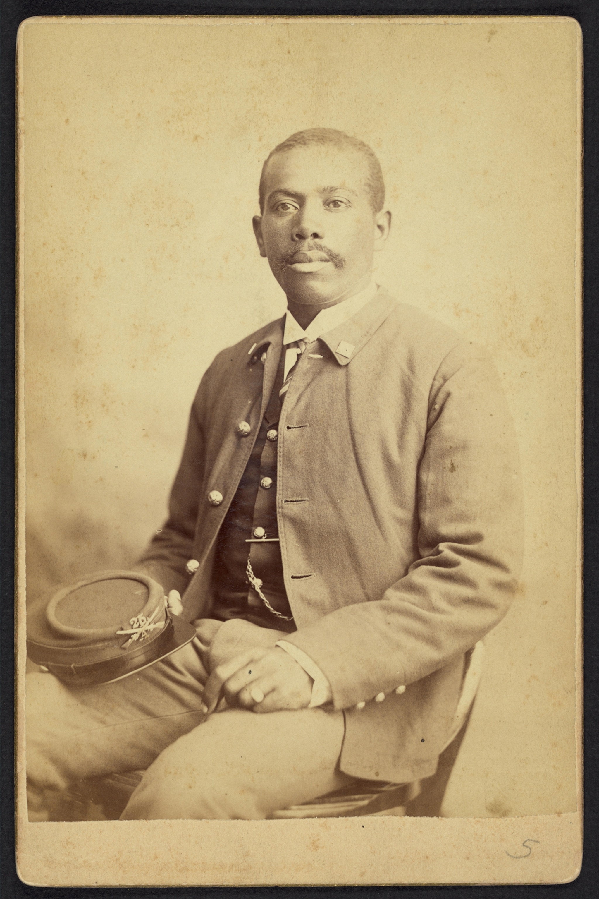 Buffalo soldier, 25th Infantry, Co. A] / Goff