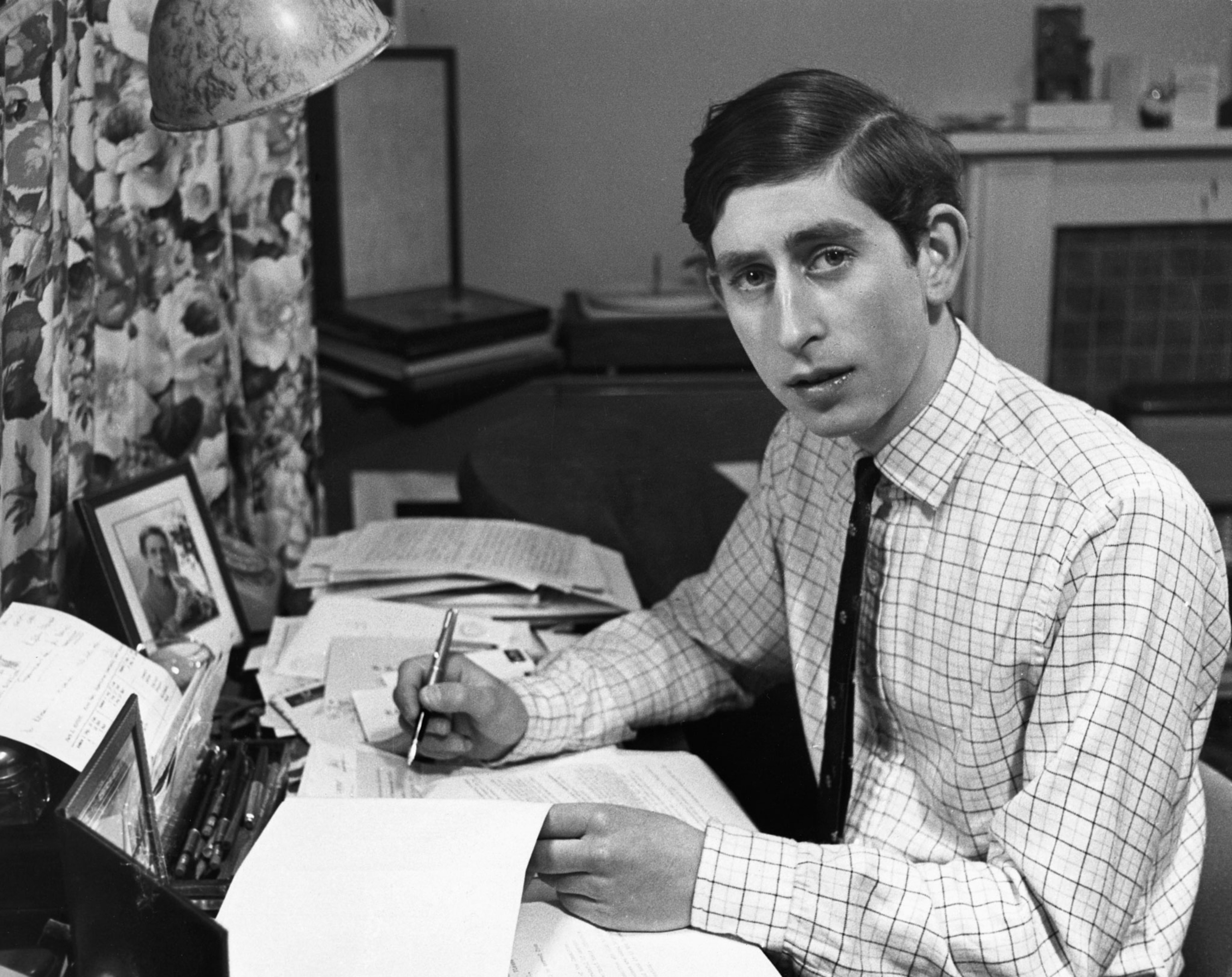 Prince Charles as a student Trinity College