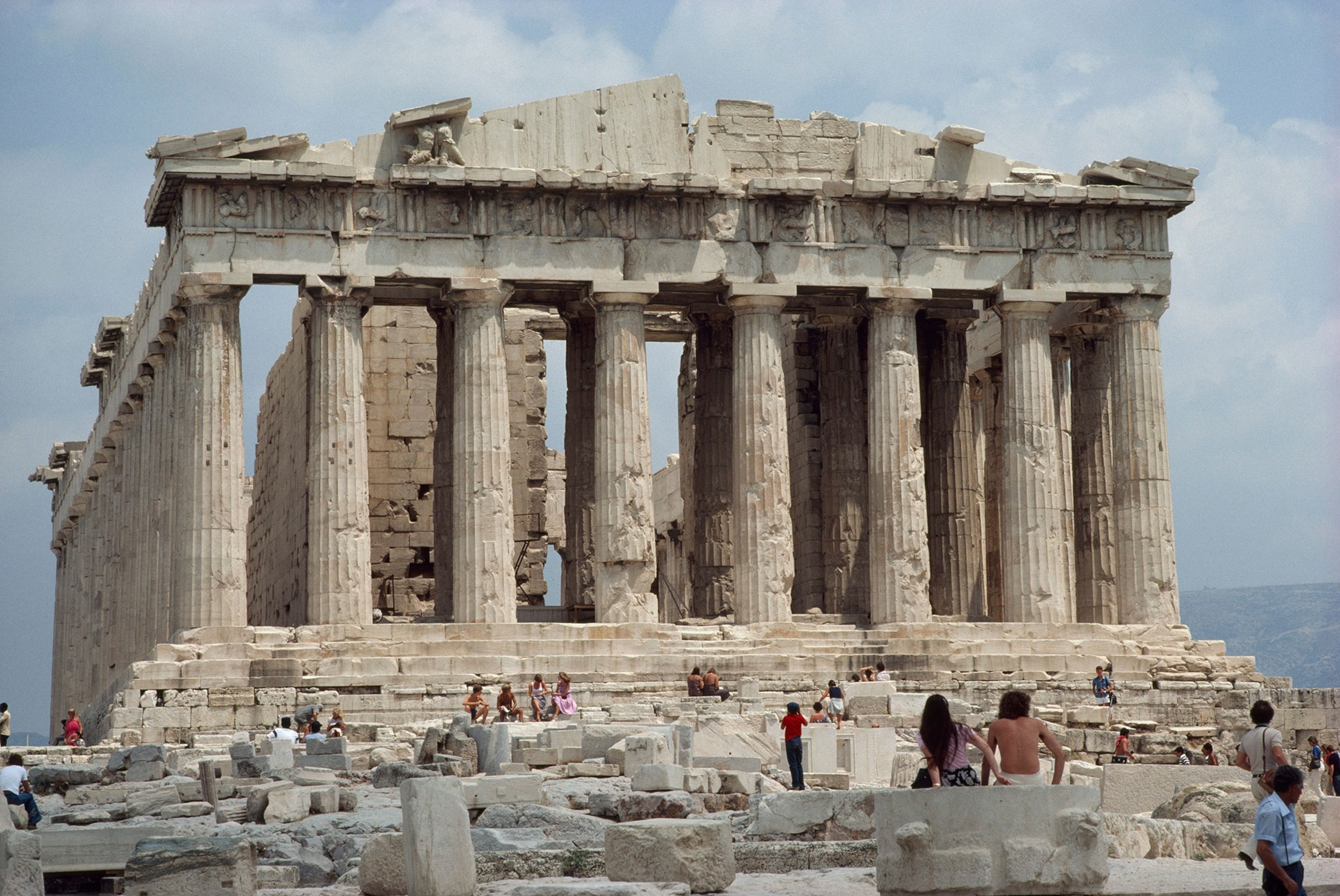 the acropolis in Greece