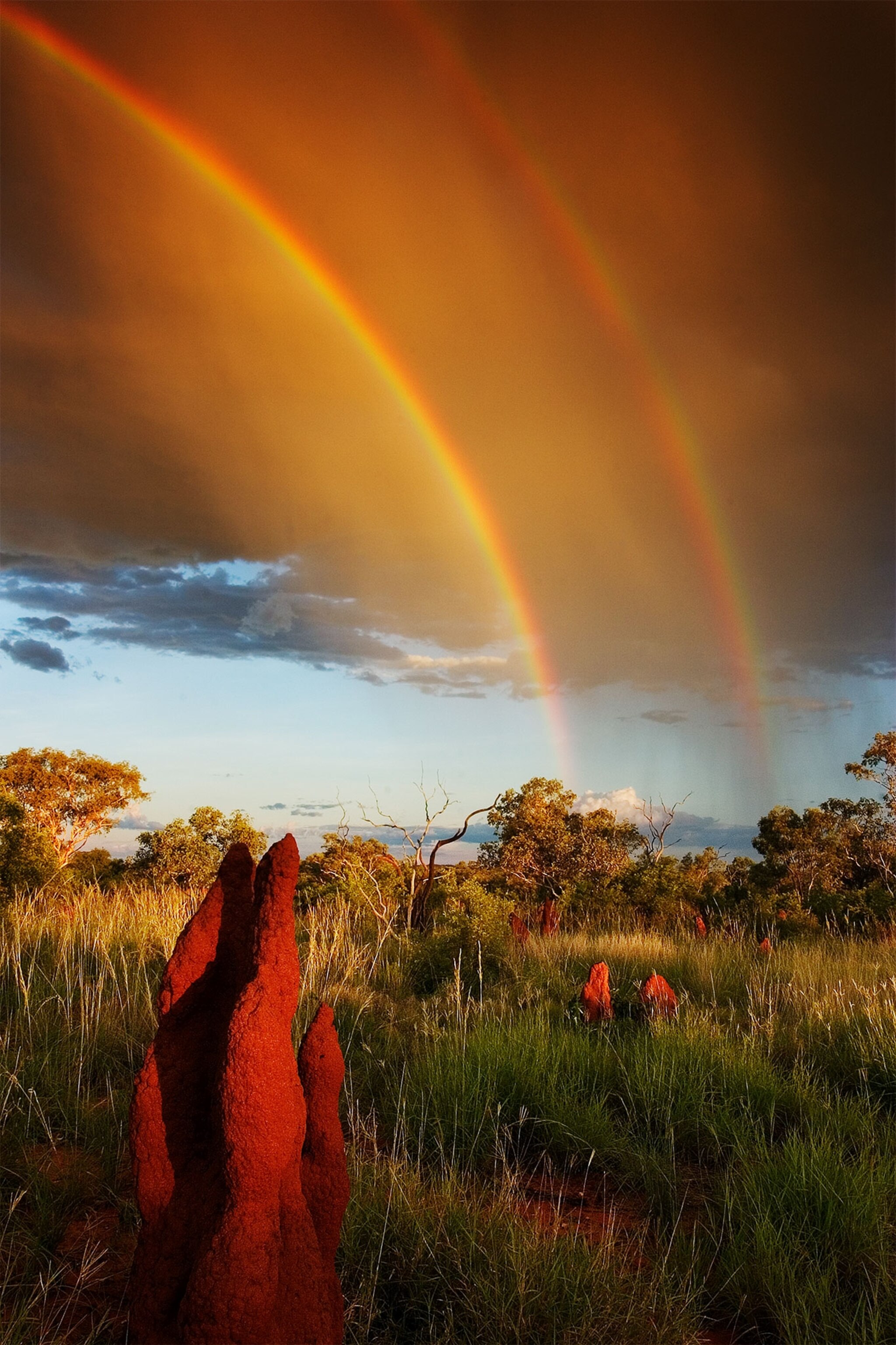a double rainbow