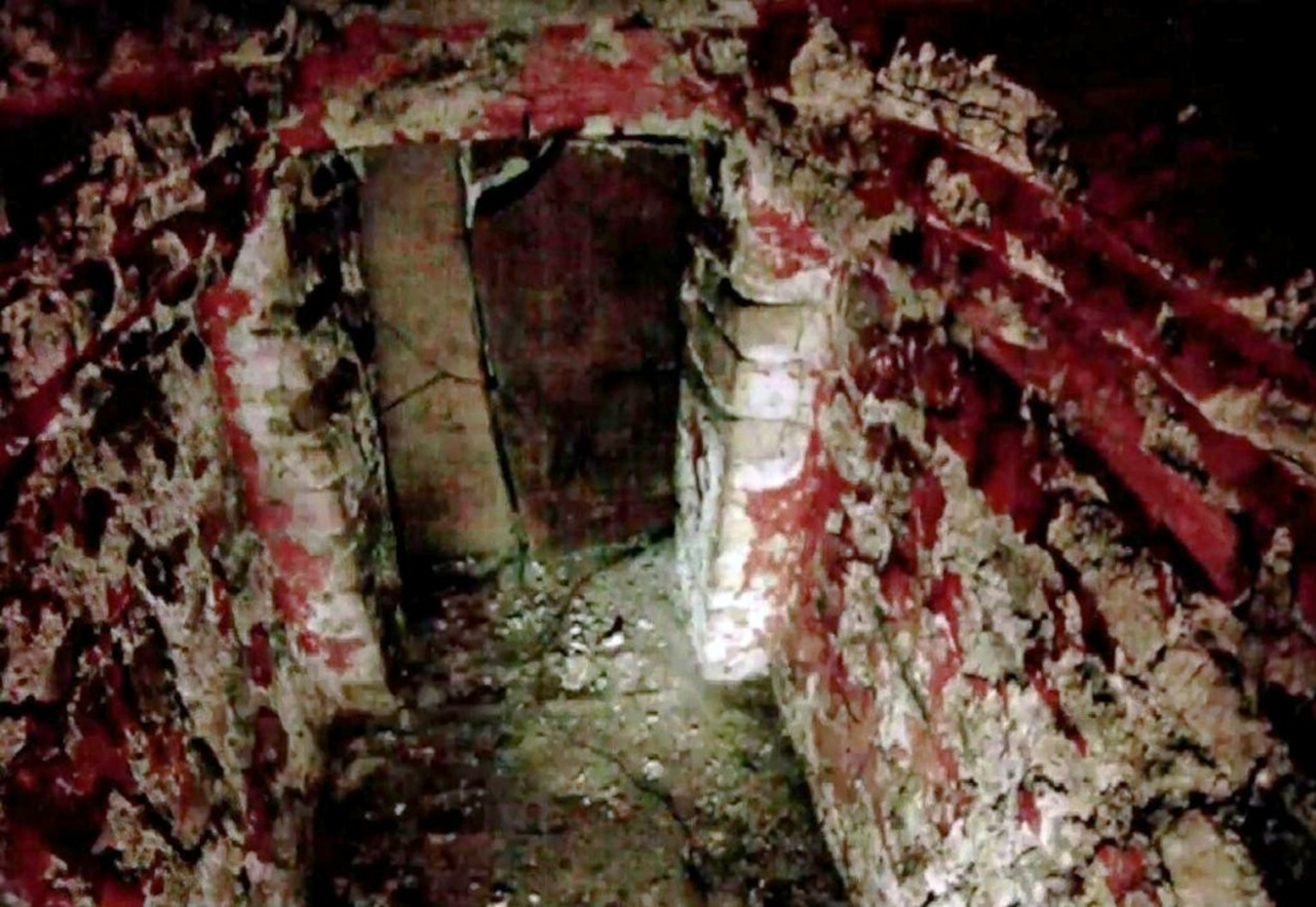Maya tomb picture: Palenque pyramid in Mexico explored by tiny camera