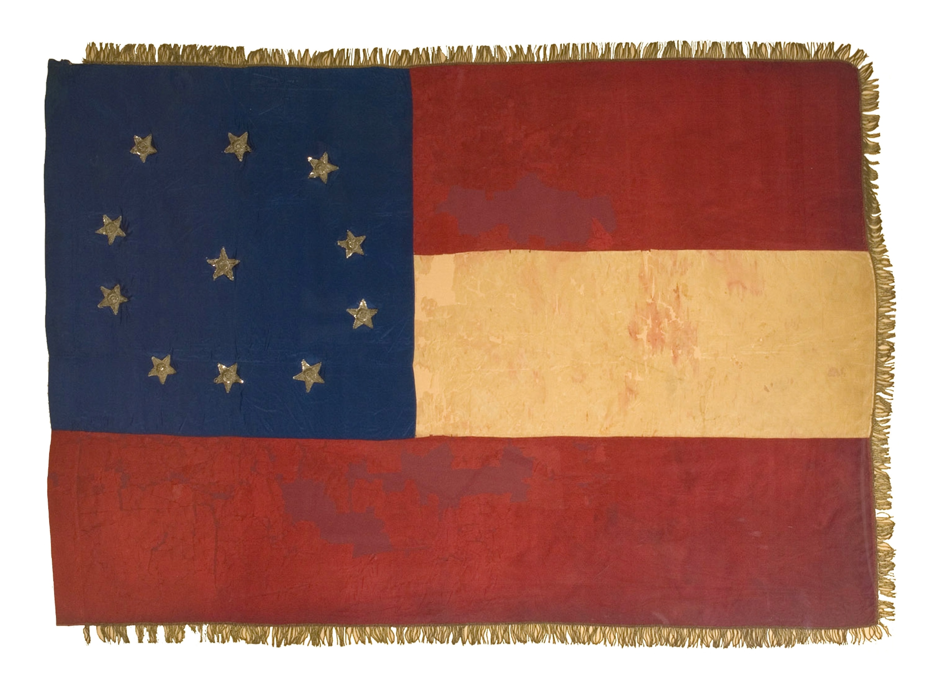 the Confederate national flag