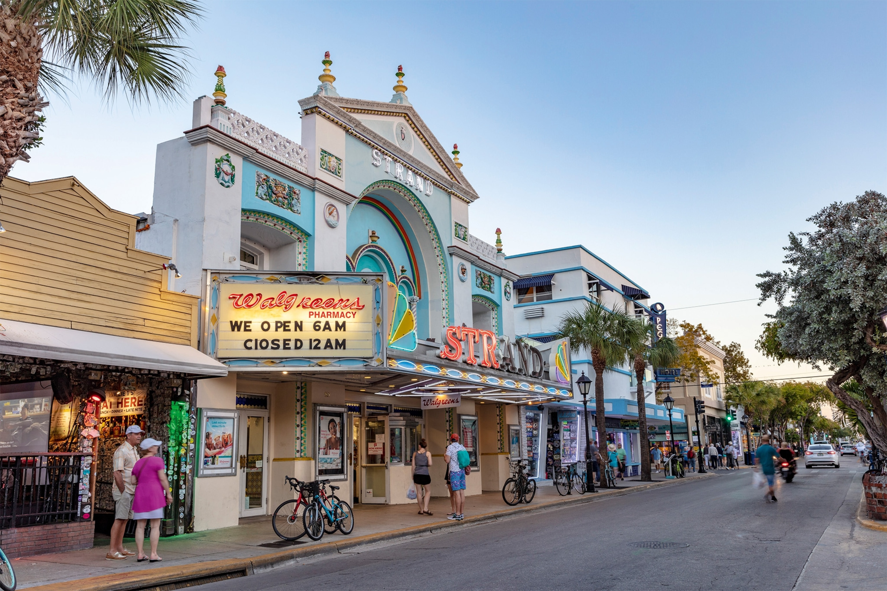 Strand Theatre aka Walgreens on Duval Street in Key West.