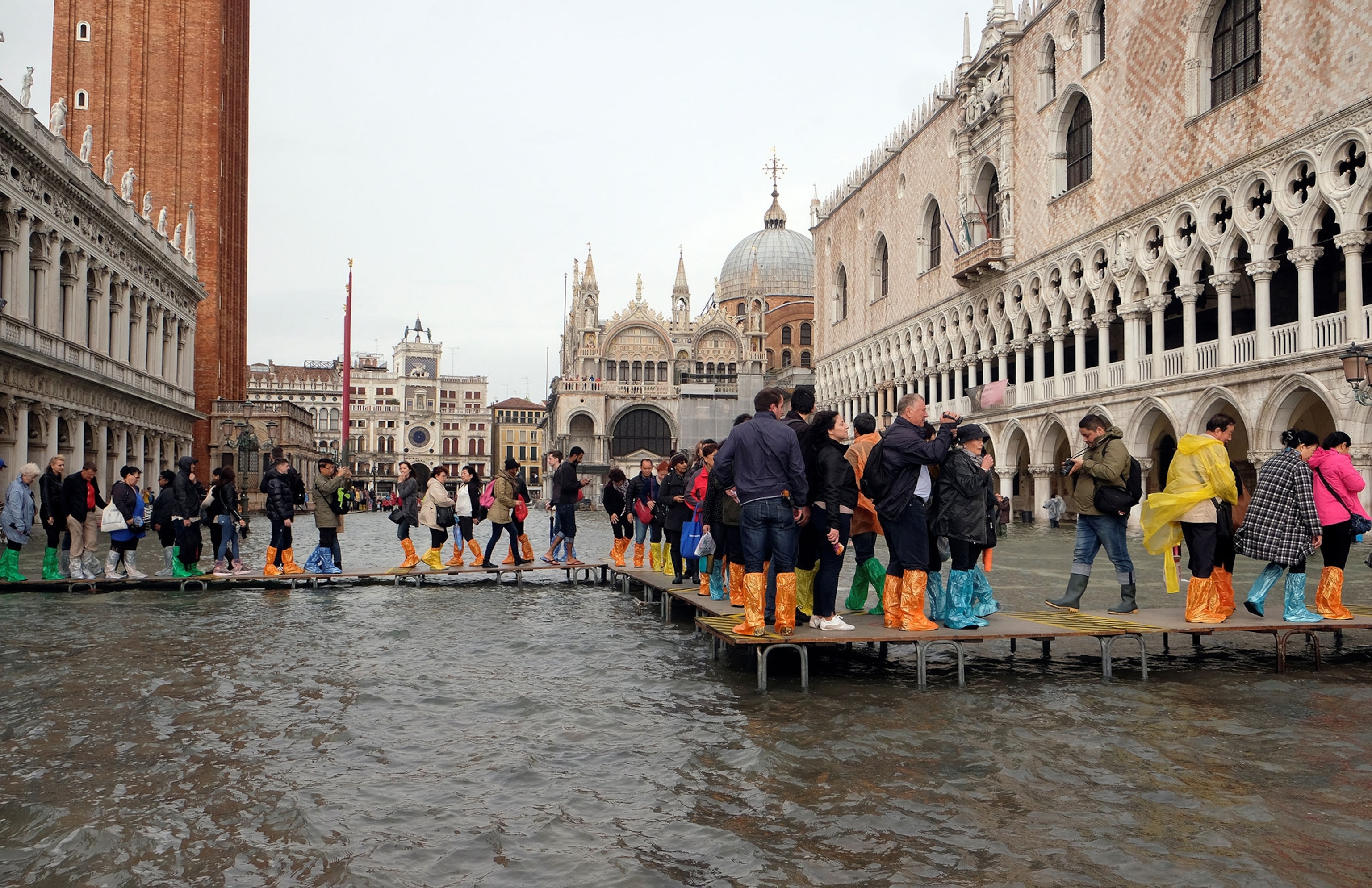 Venice flooded
