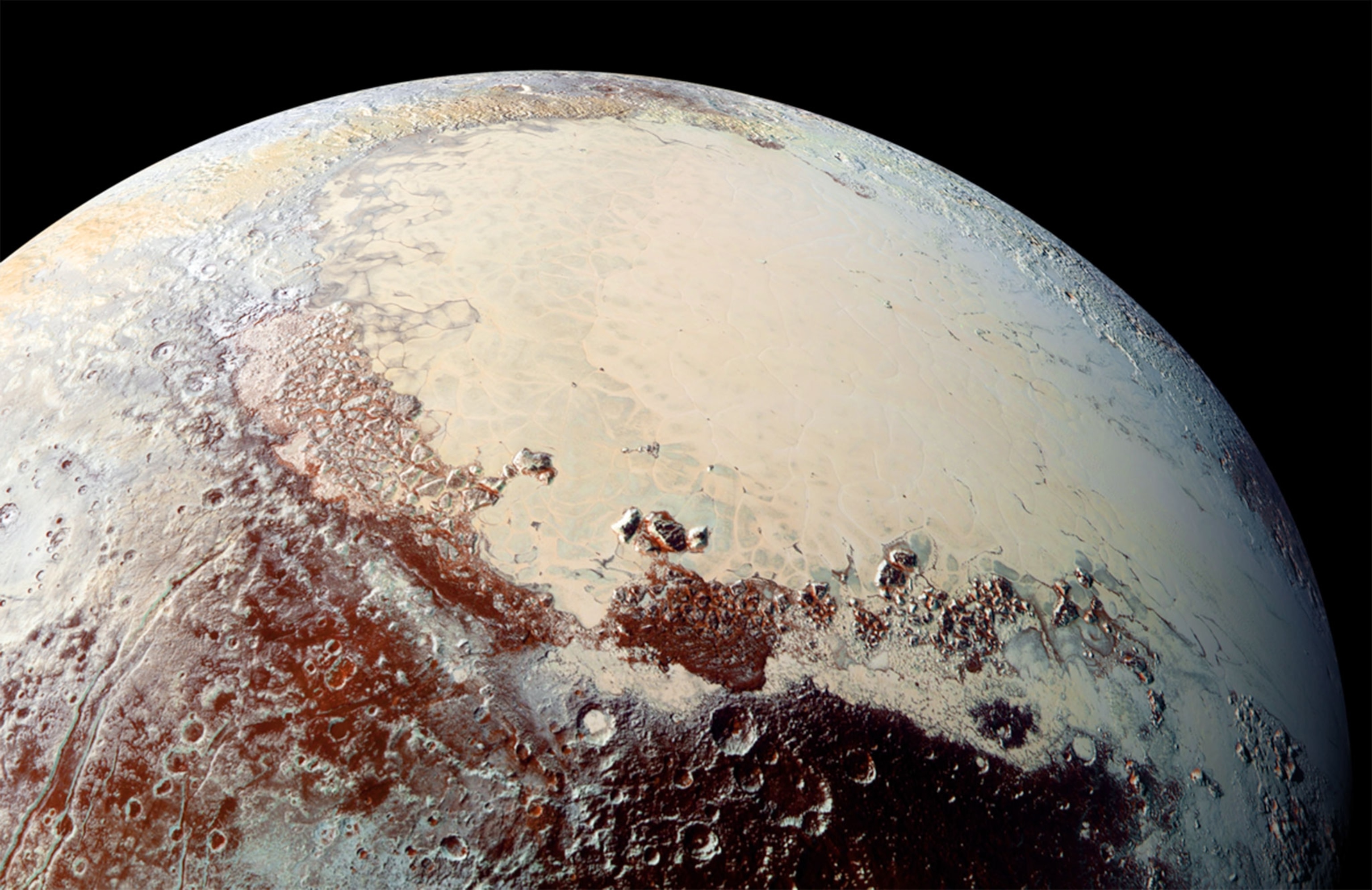 Pluto's surface