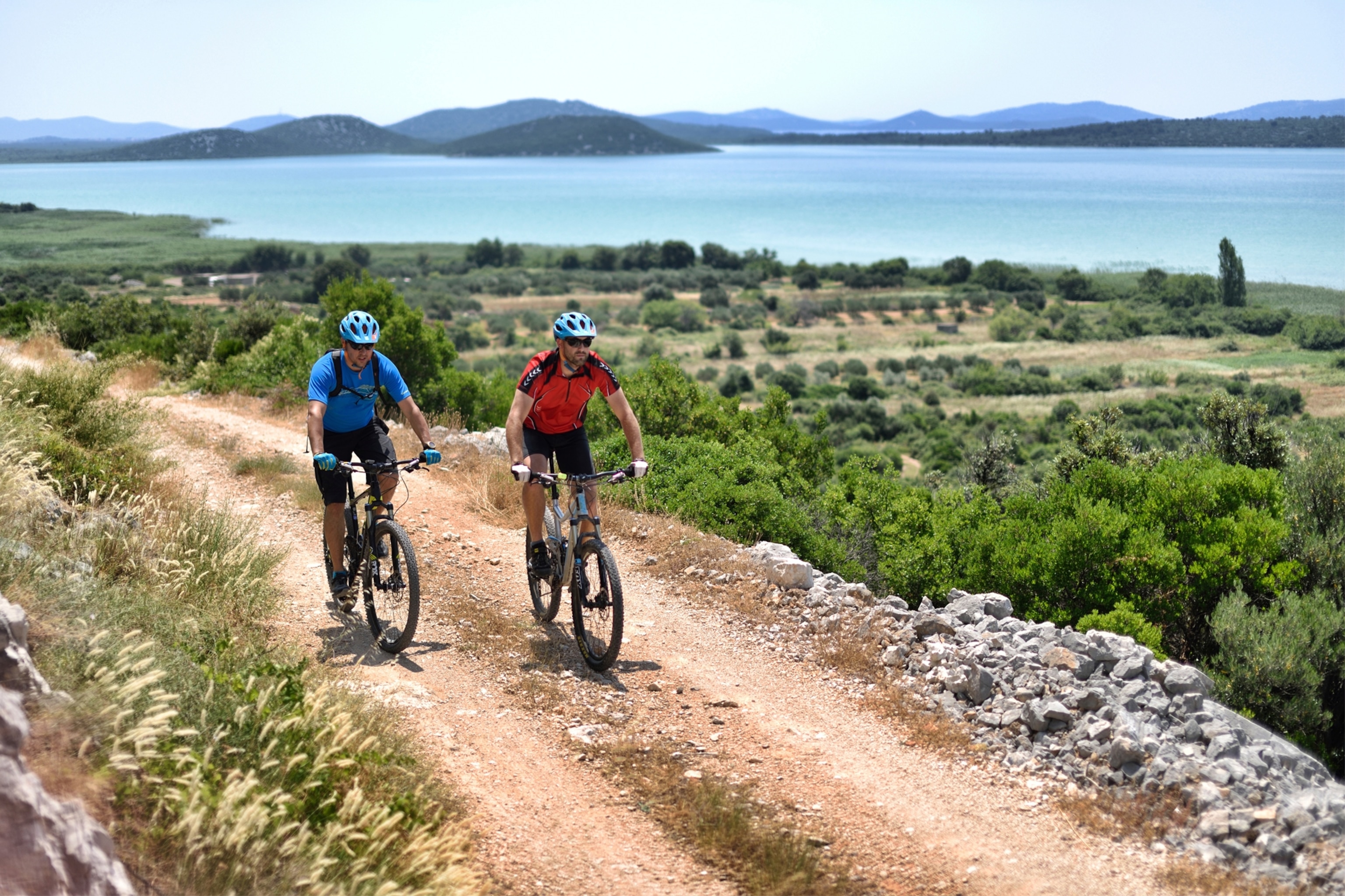 cyclists explore Zadar in Croatia