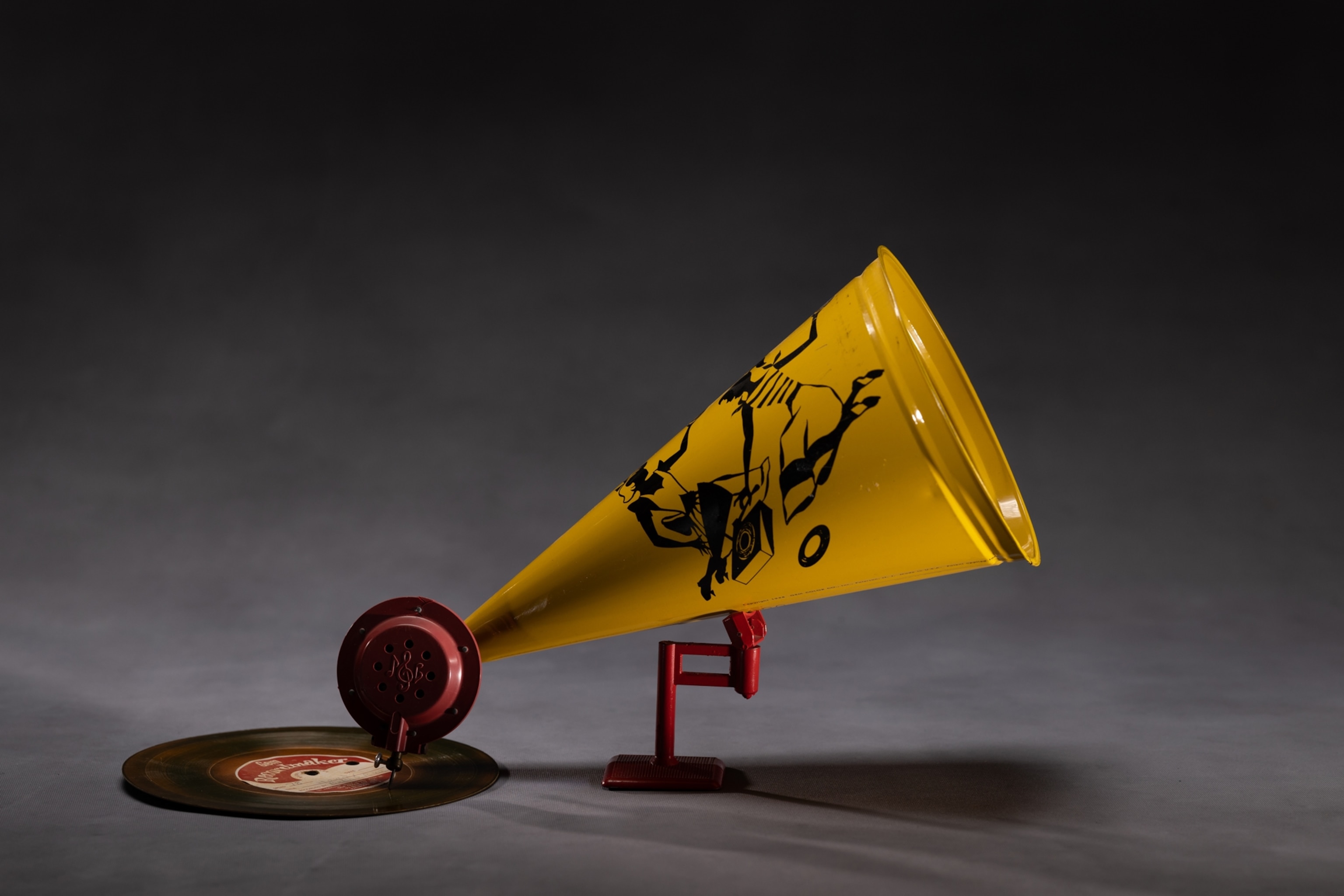 Photo of Gem record player with yellow cone
