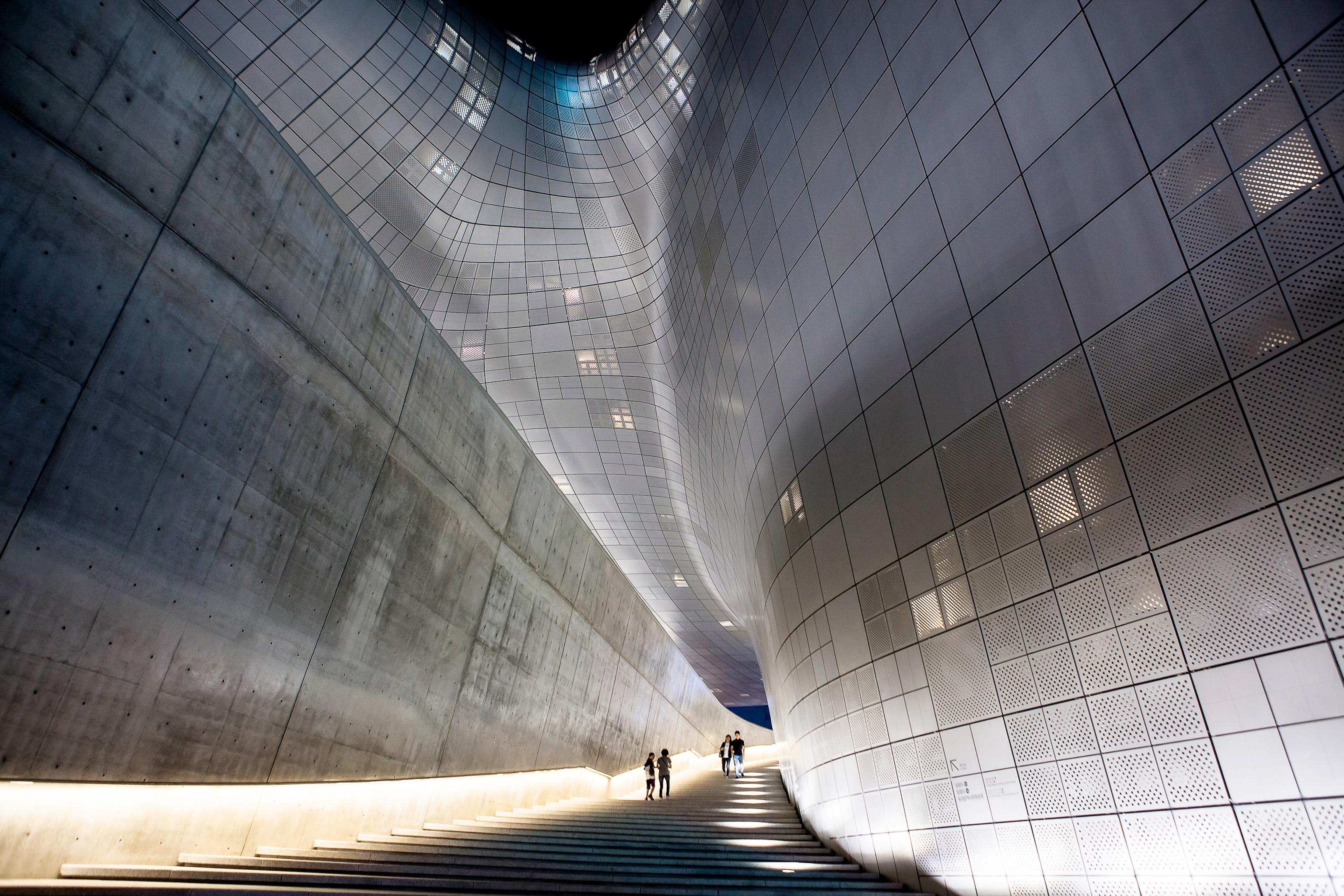 Dongdaemun Design Plaza in Seoul Korea