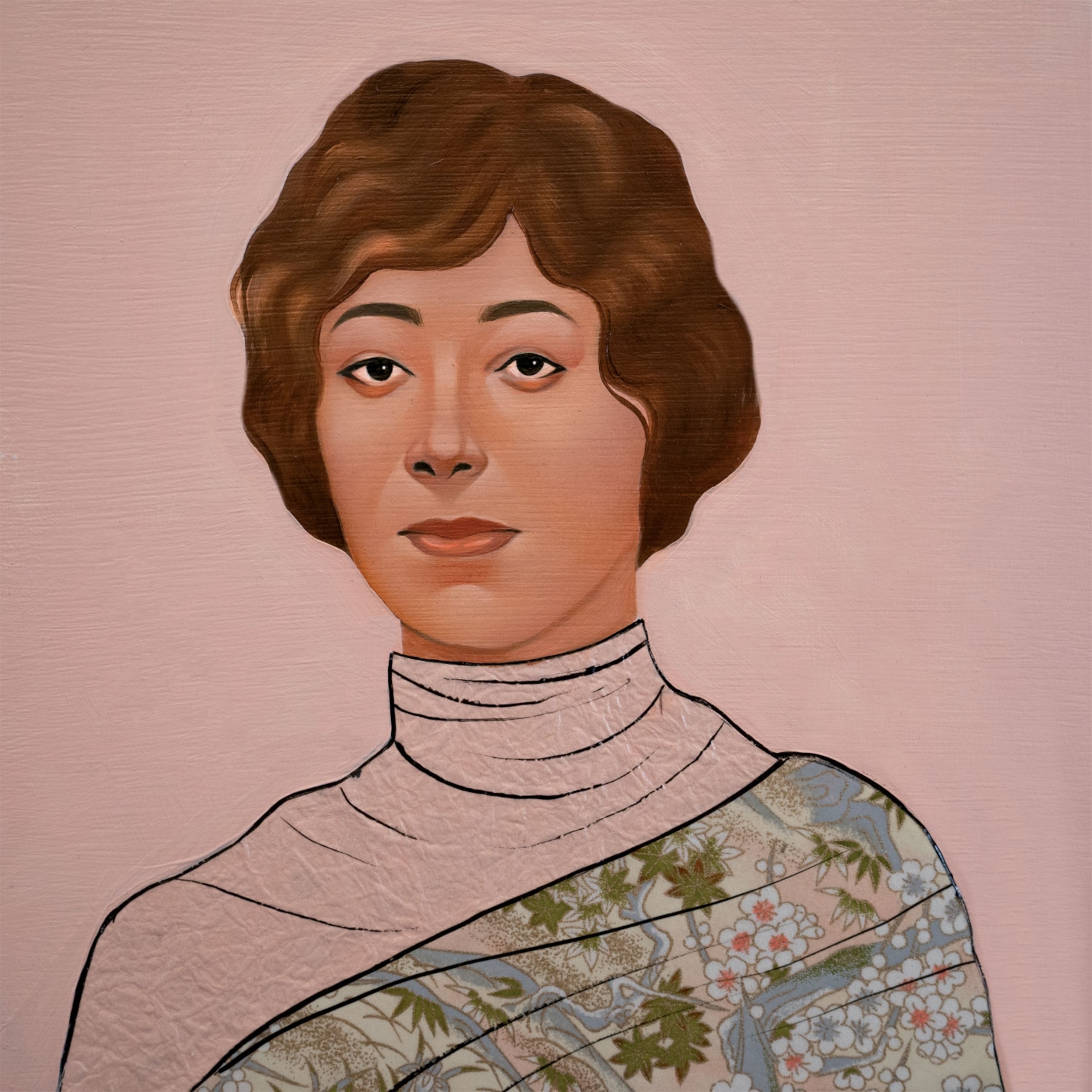 young women with short hair.