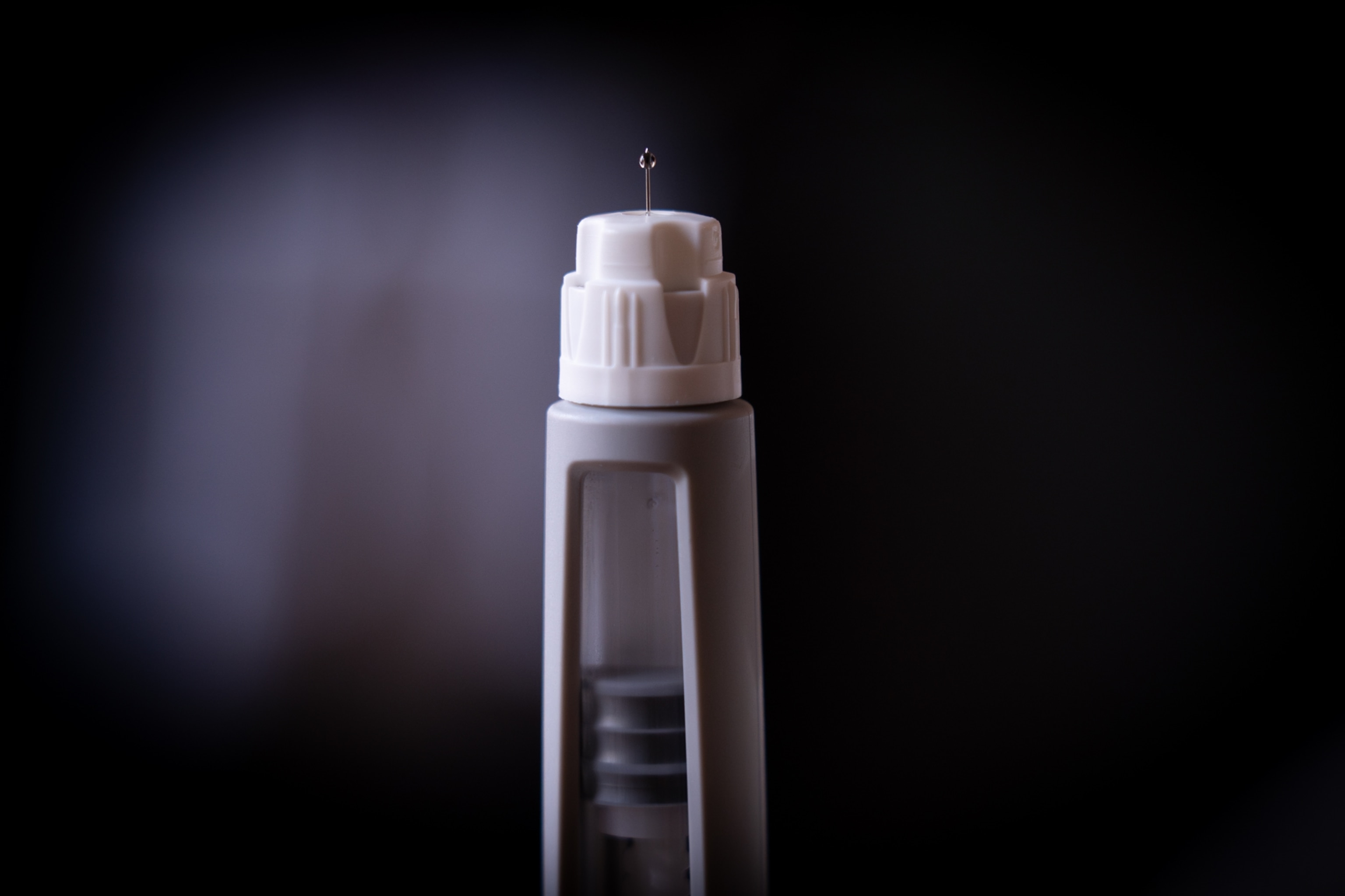 An Ozempic (semaglutide) injection pen.