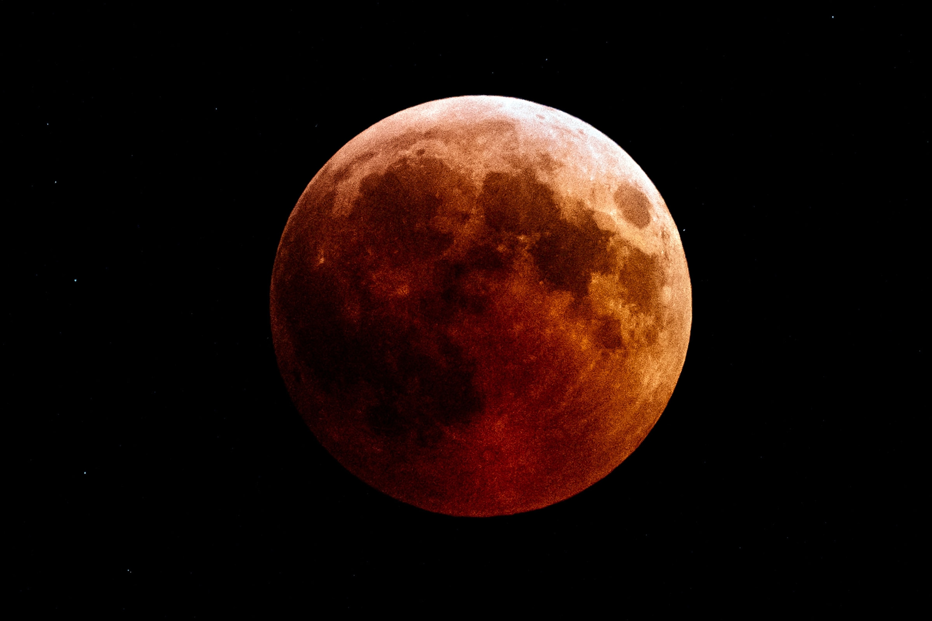 a blood moon in Kazanlak.