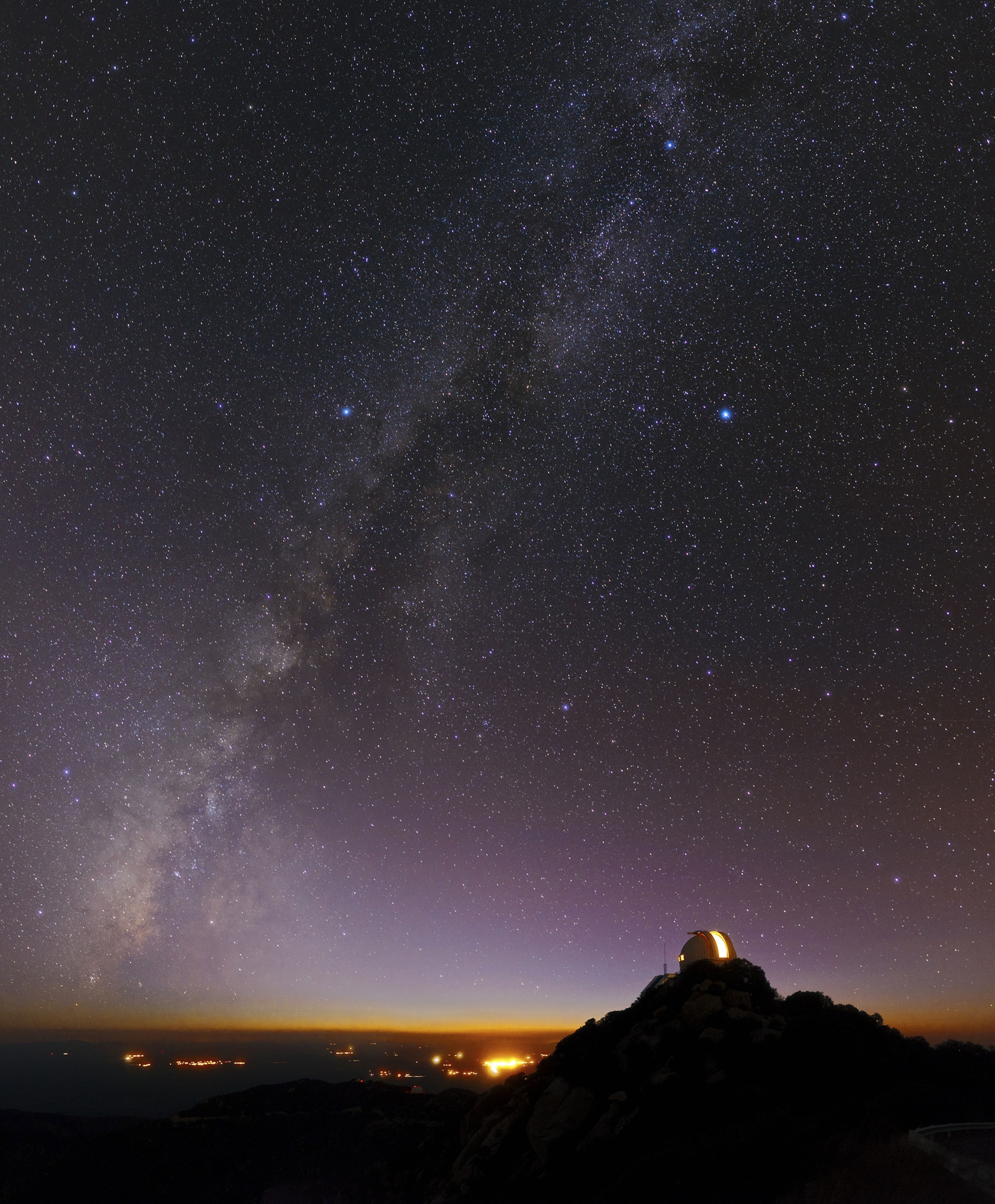 the night sky