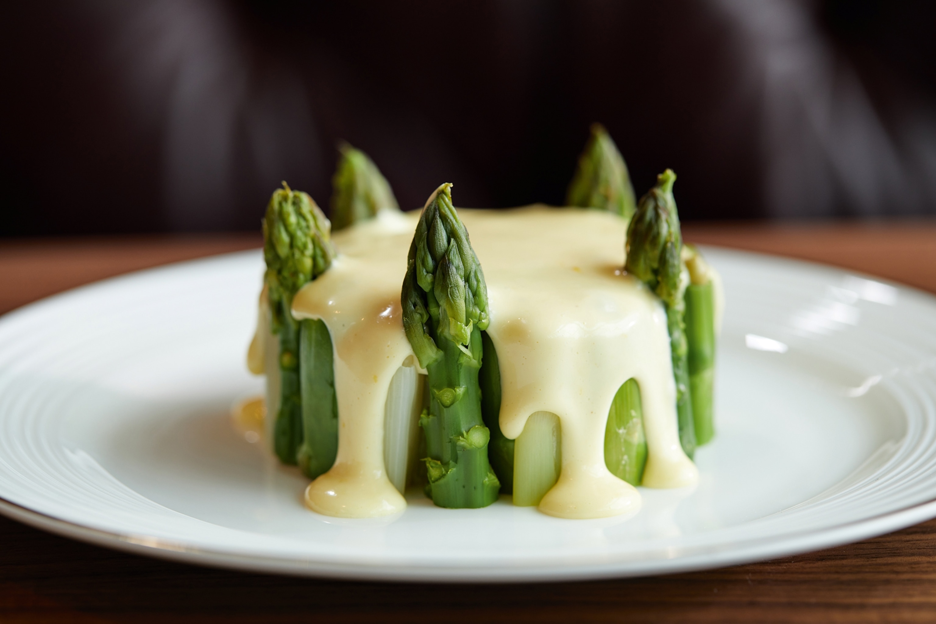 Asparagus chartreuse at The Continental.