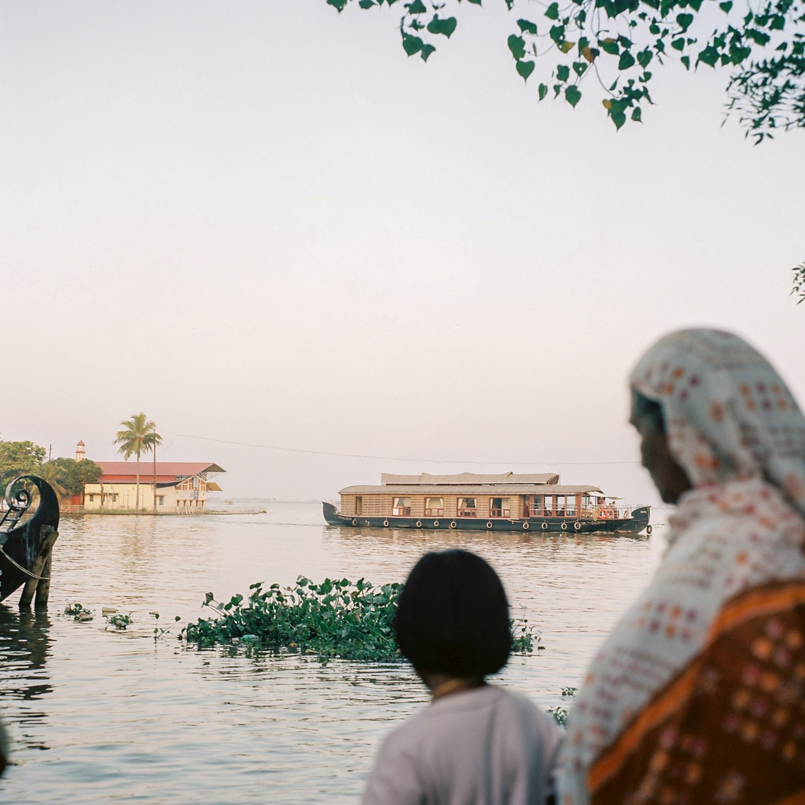 Views around Vembanad Lake in Alleppey, Kerala on November 21, 2021