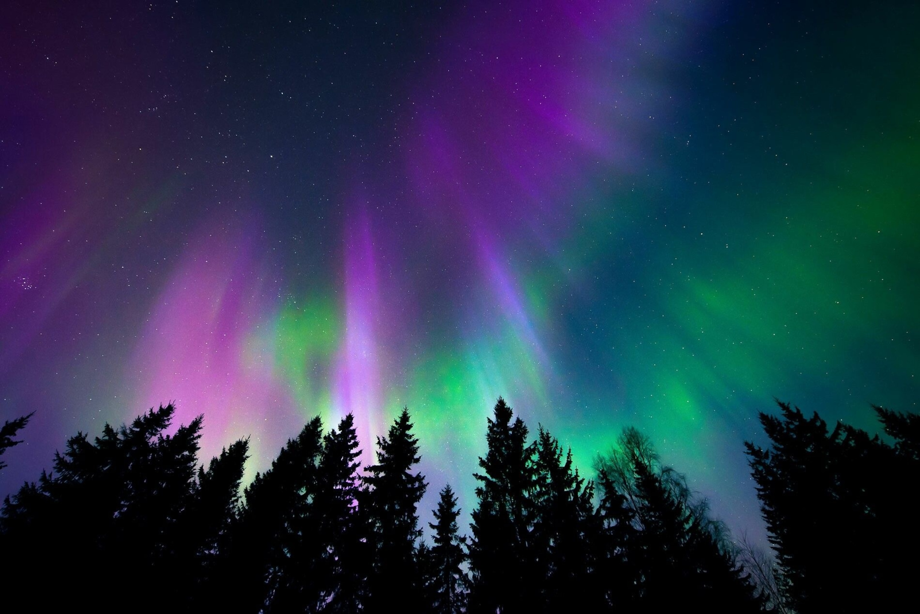 The Northern lights.