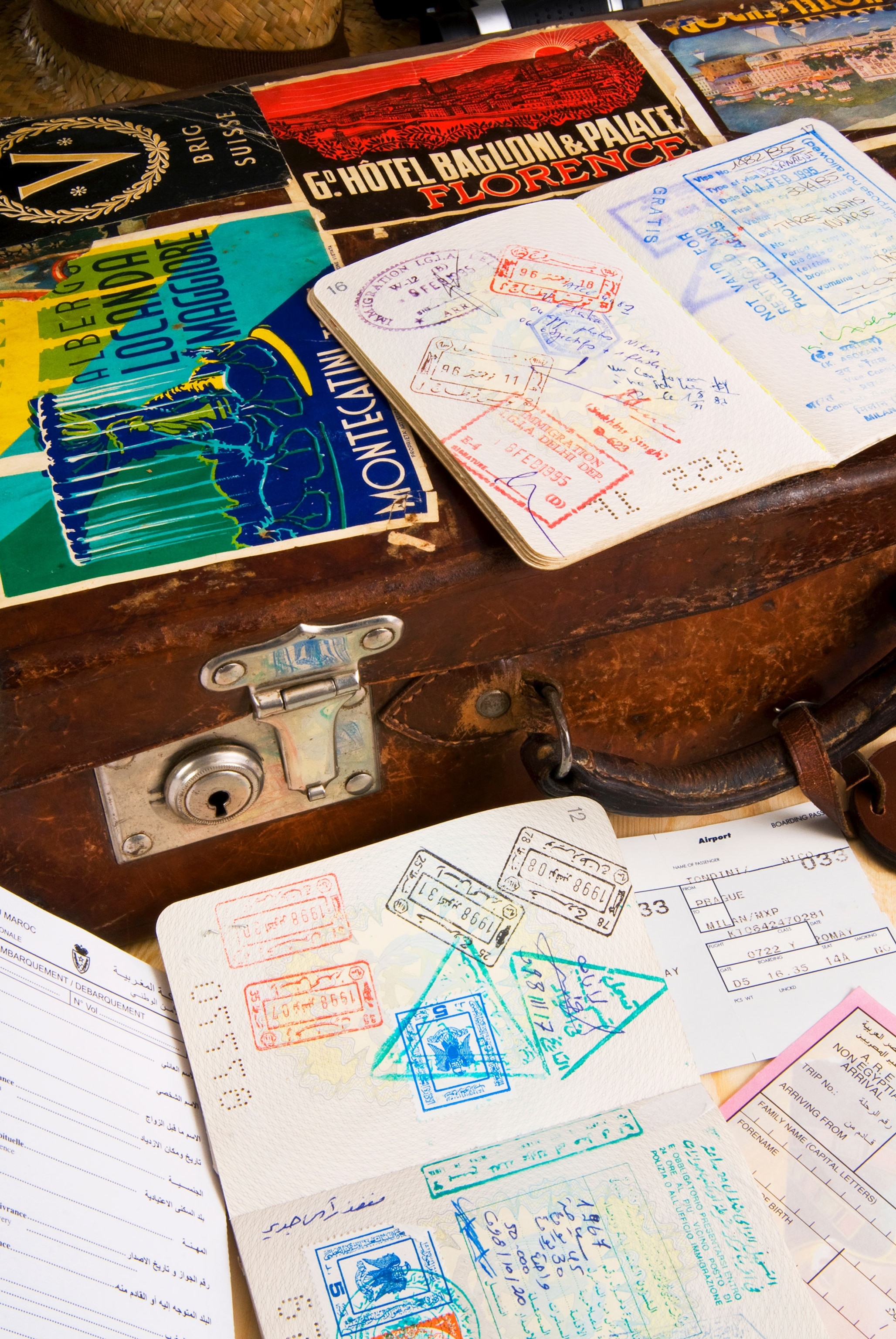 passports, visas, and other travel documents