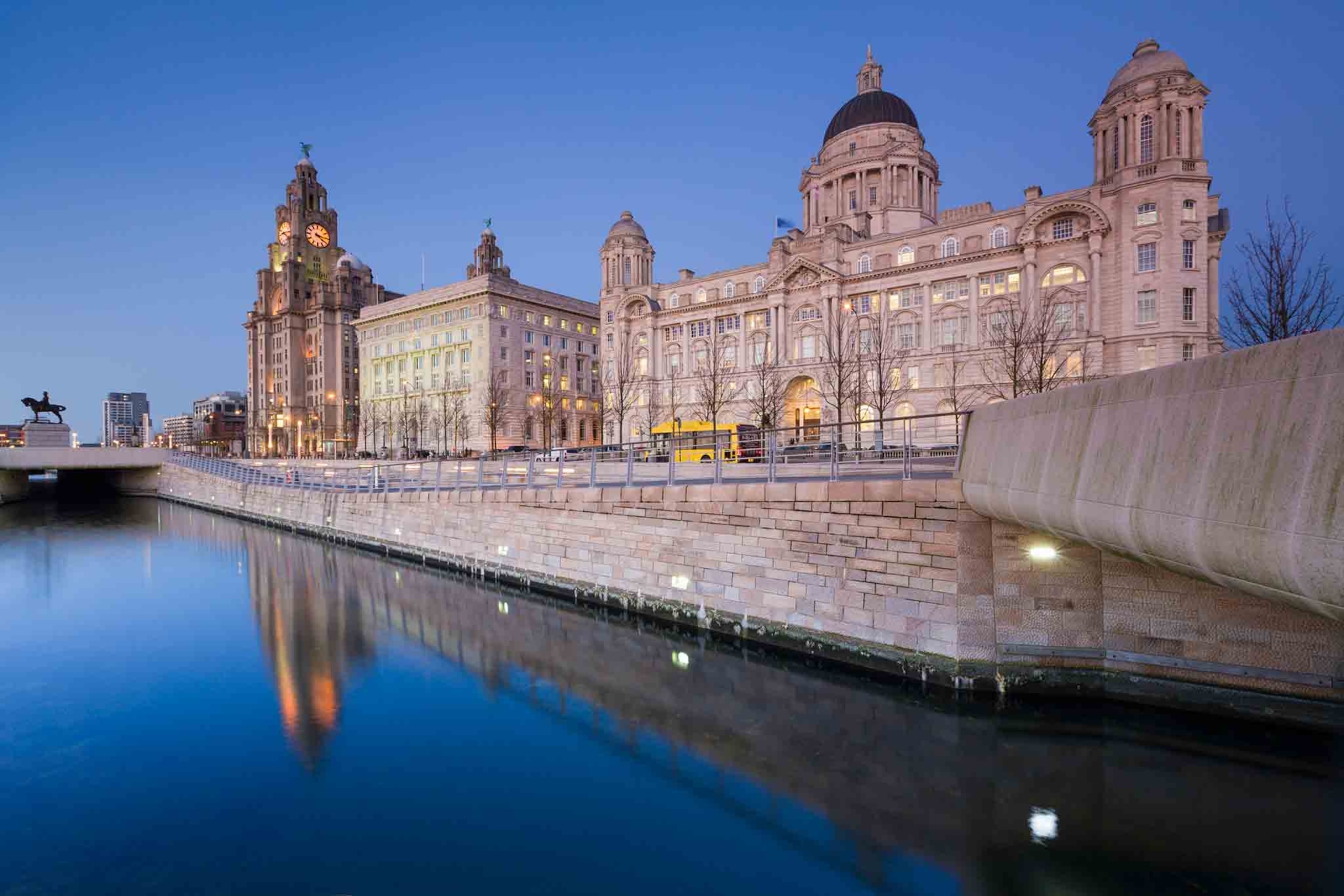 the Liver Building in Liverpool, England