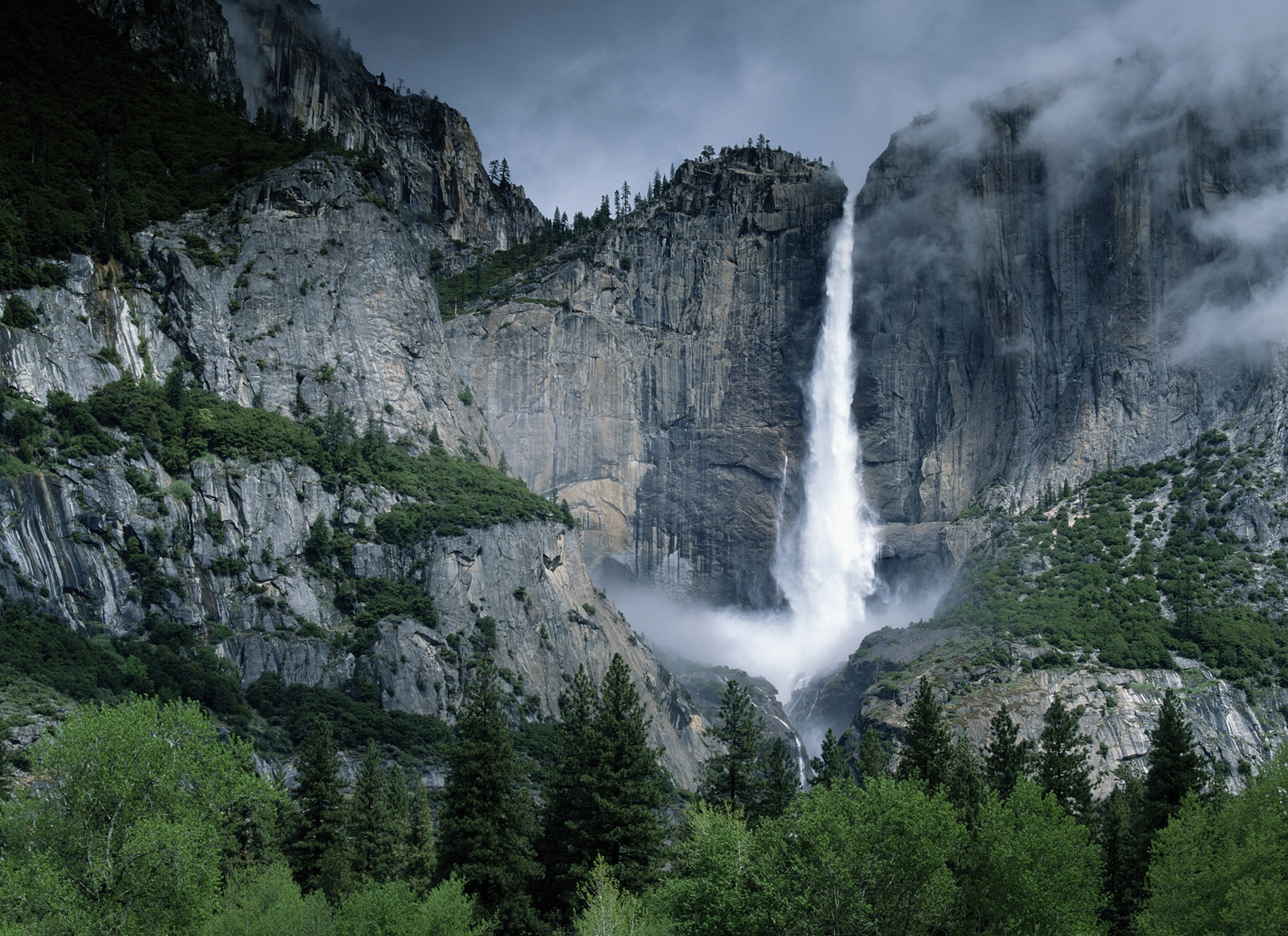 Yosemite Falls at Yosemite National Park, CA.
