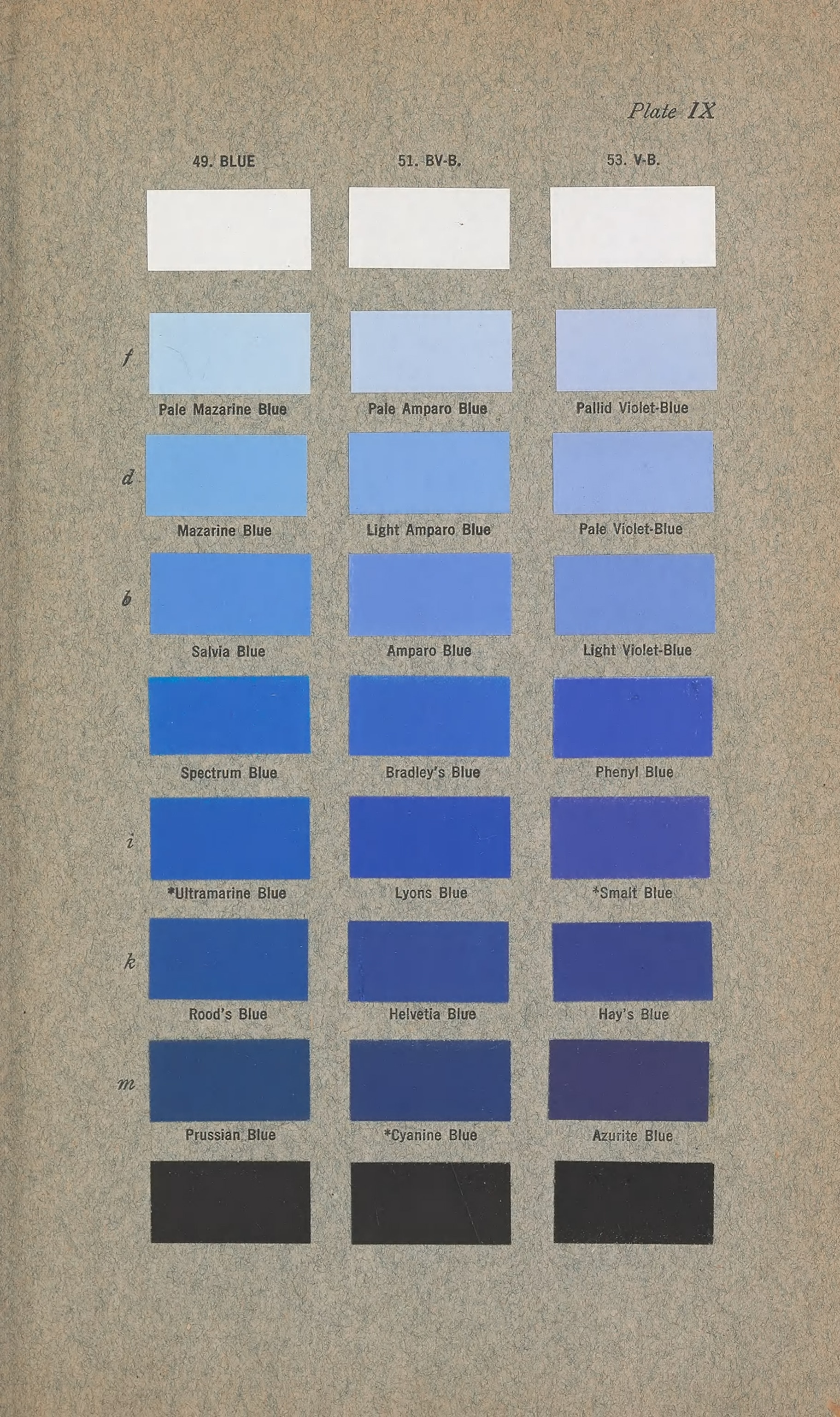 A hue blues.