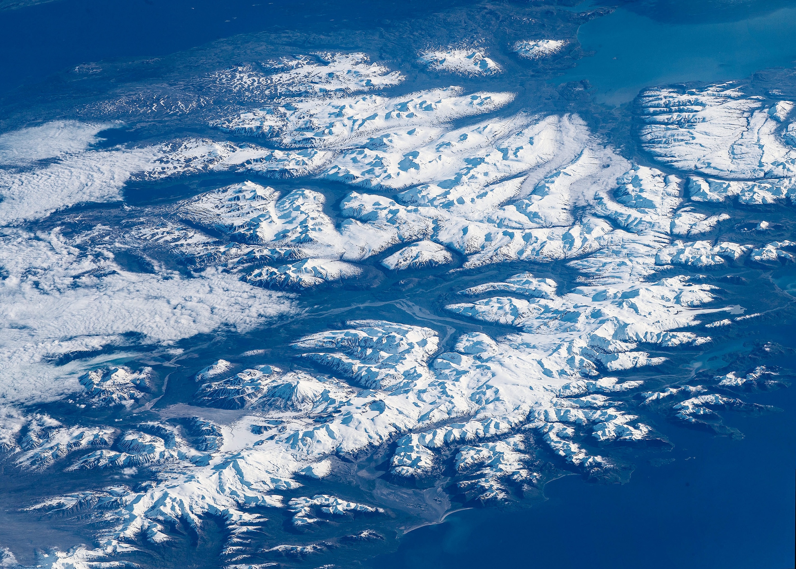 Katmai National Park taken from the International Space Station